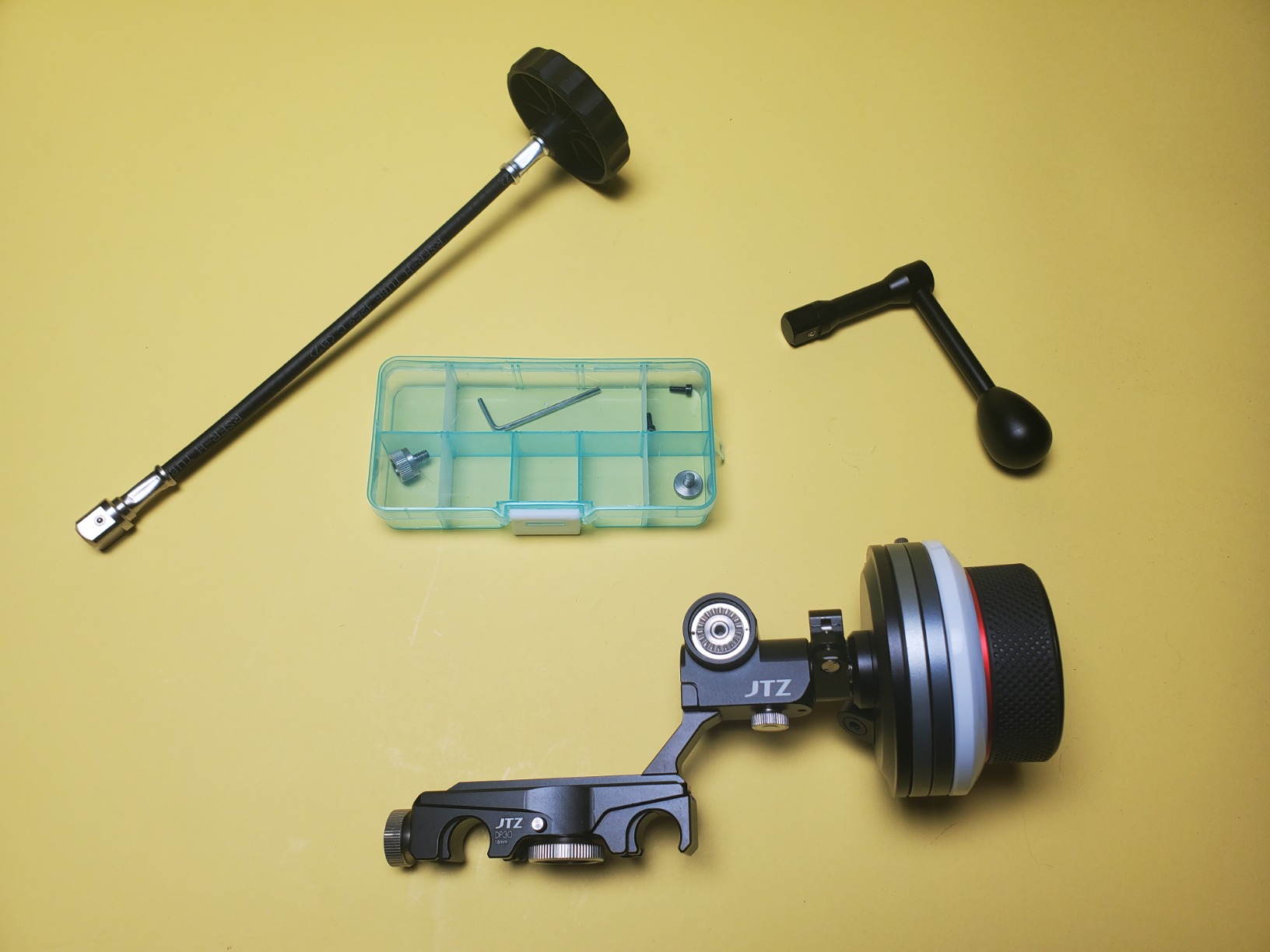 JTZ DP30 Cine Follow Focus Puller 15mm/19mm Rail System KIT for Cinema DSLR Cameras customer photo 2