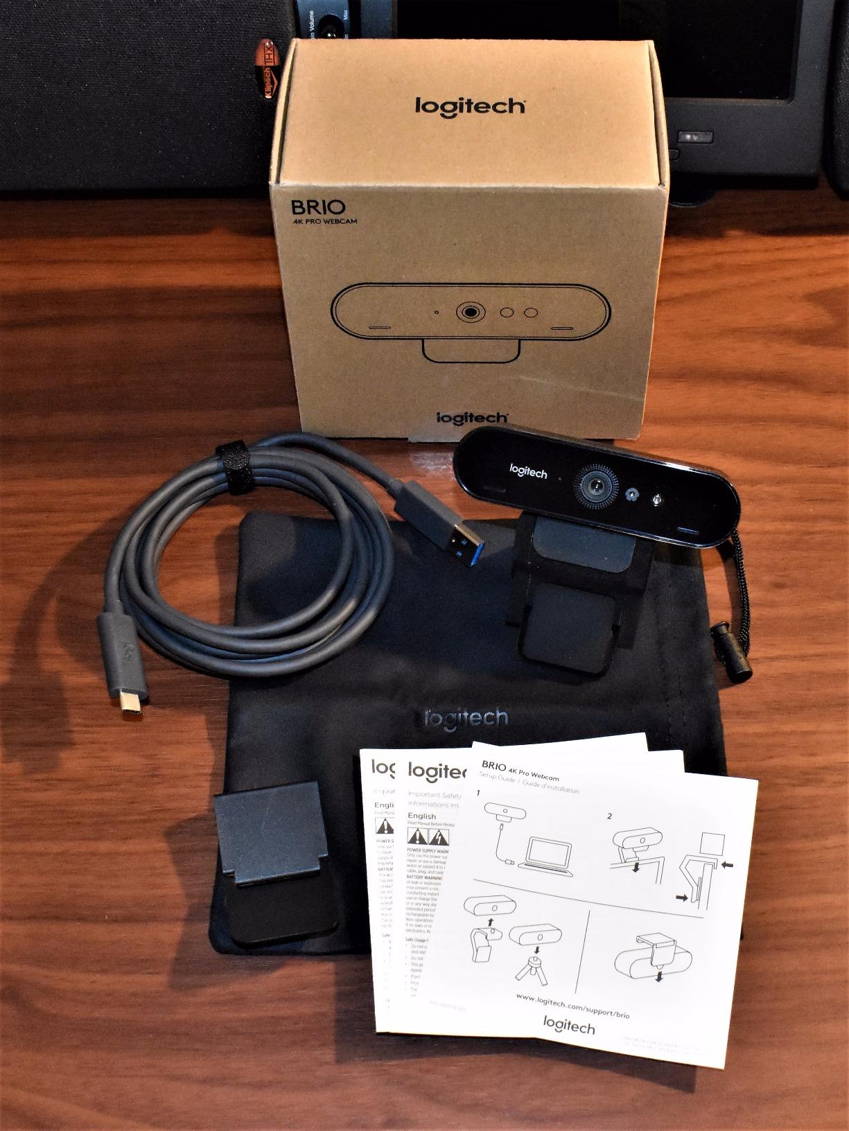 Logitech 4K Pro Webcam for PC/Mac/Laptop, Ultra HD 4K Resolution, HDR, RightLight 3 Technology, Dual Omni-directional Mics customer photo 1