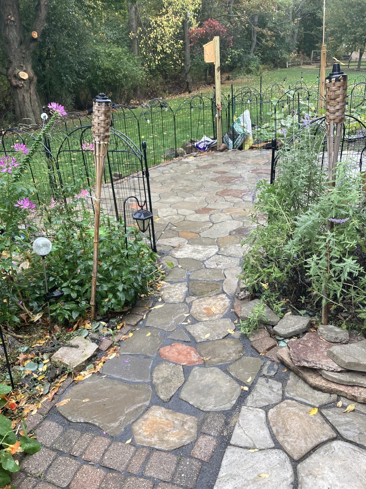 SvitMolds Concrete Molds DIY Sold 6 pcs Plastic Moulds Flagstone Casting Concrete Paving Garden Paths Stone Patio Pavers for Garden Walkway #S34 customer photo 1
