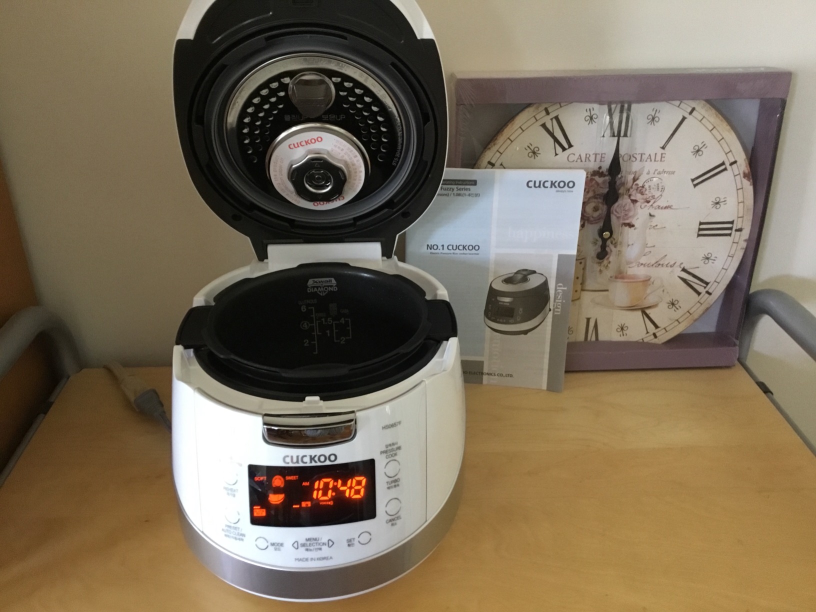 CUCKOO CRP-HS0657FW 6-Cup (Uncooked) 12-Cup (Cooked) Induction Heating Pressure Rice Cooker with Nonstick Inner Pot & 16 Menu Modes (White/Silver, Made in Korea) customer photo 2