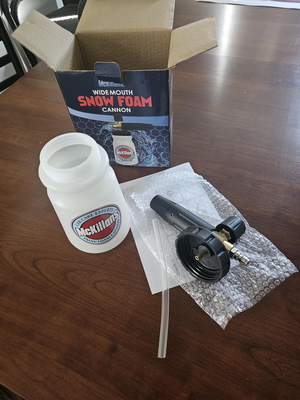 McKillans Foam Cannon for Pressure Washer (Wide Mouth) - Car Wash Snow Foam Cannon Lance customer photo 2