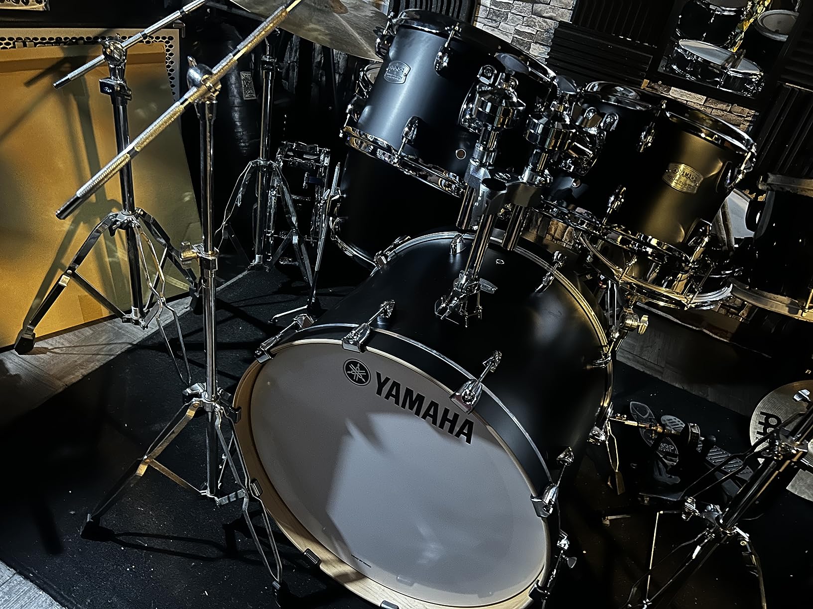 Yamaha Tour Custom Maple 4pc Fusion Shell Pack, Butterscotch Satin customer photo 2