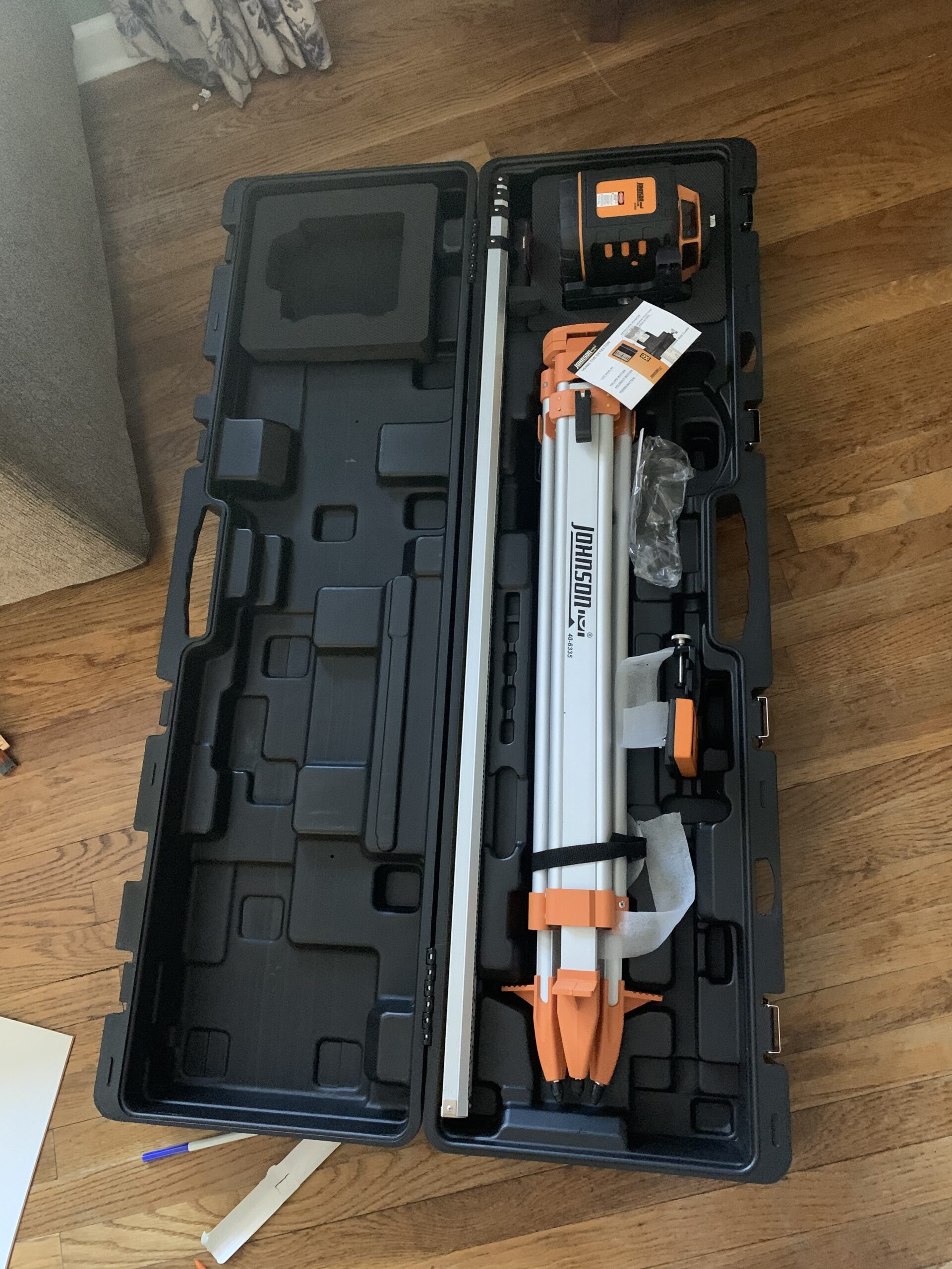 Johnson Level & Tool 99-027K Self-Leveling Rotary Laser System customer photo 1
