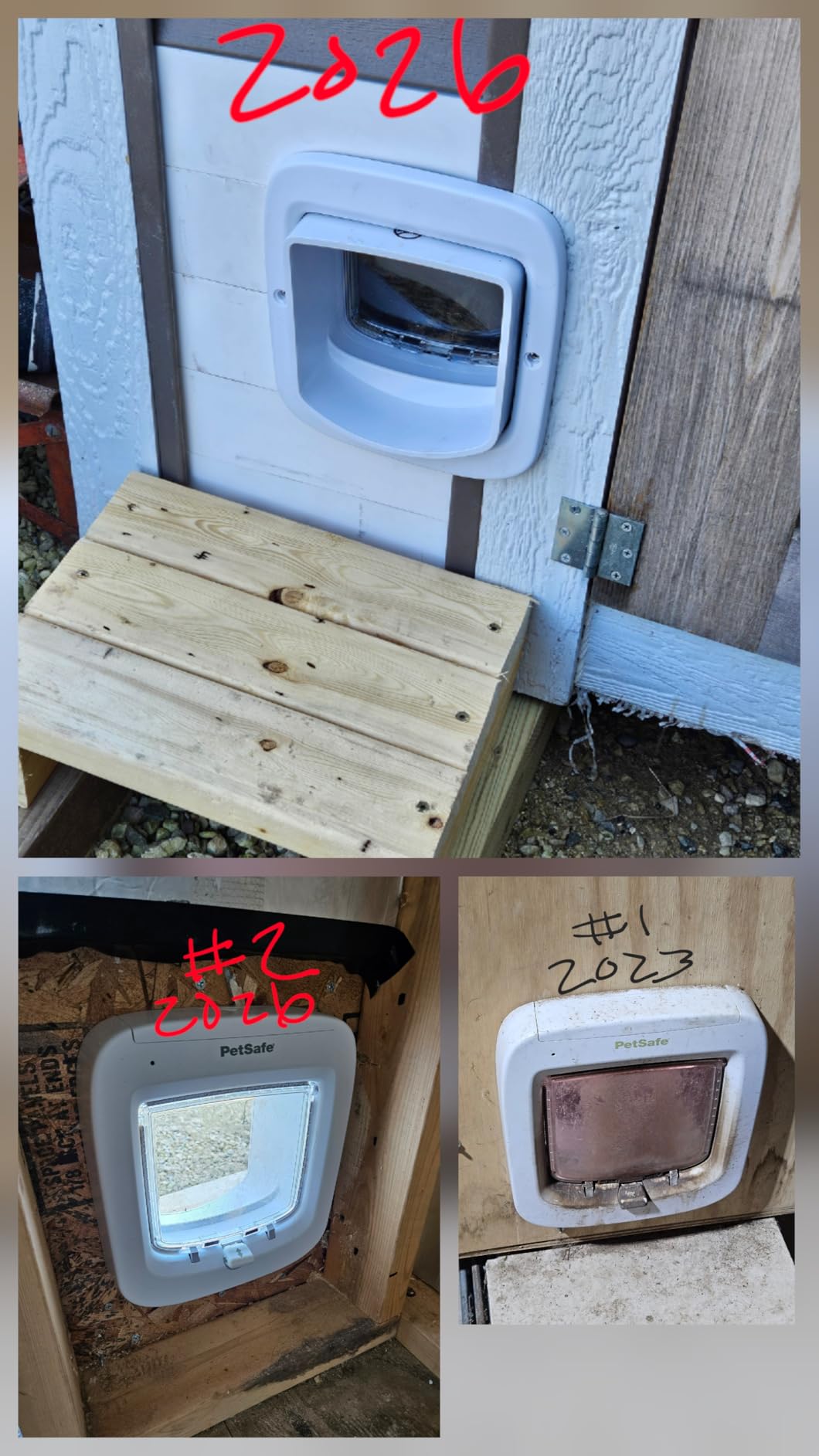 PetSafe Microchip Cat Door, Exterior or Interior Pet Door - Multi-User RFID Access Up to 40 Pets, 4-Way Locking, Weatherproof customer photo 1