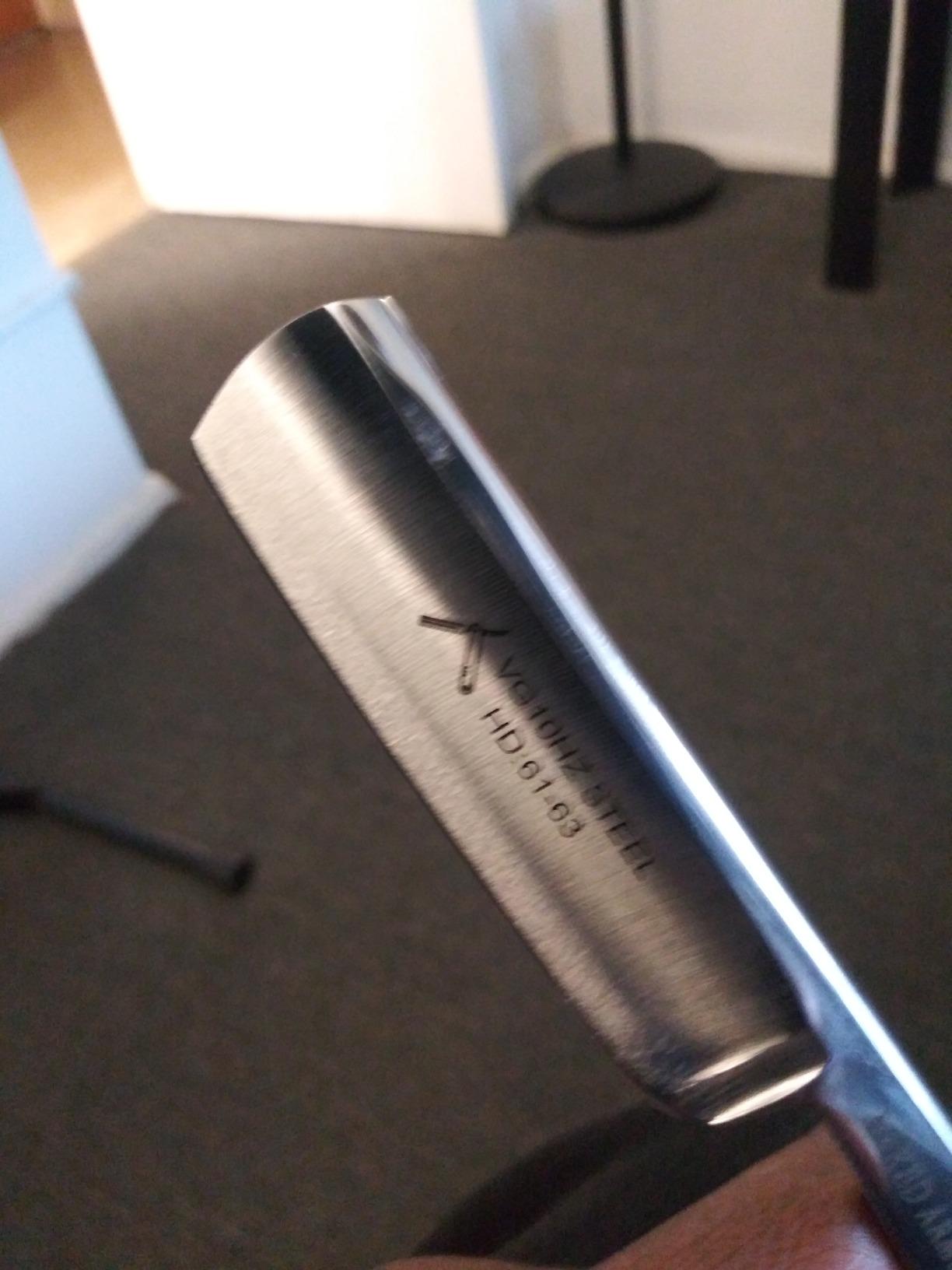 Naked Armor Solomon Straight Razor - Shave Ready 7/8