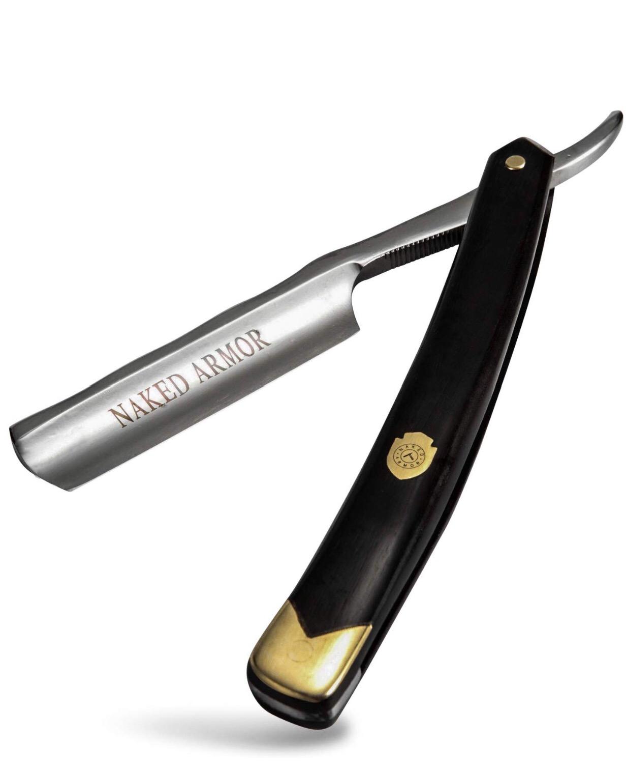 Naked Armor Luxury King Arthur Straight Razor - Shave Ready 7/8