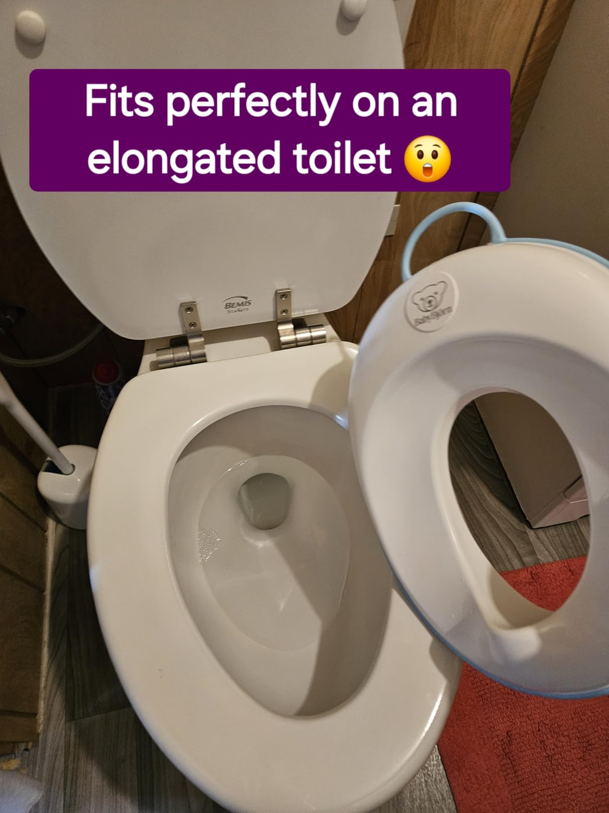 BabyBjorn Toilet Trainer, White/Gray customer photo 1