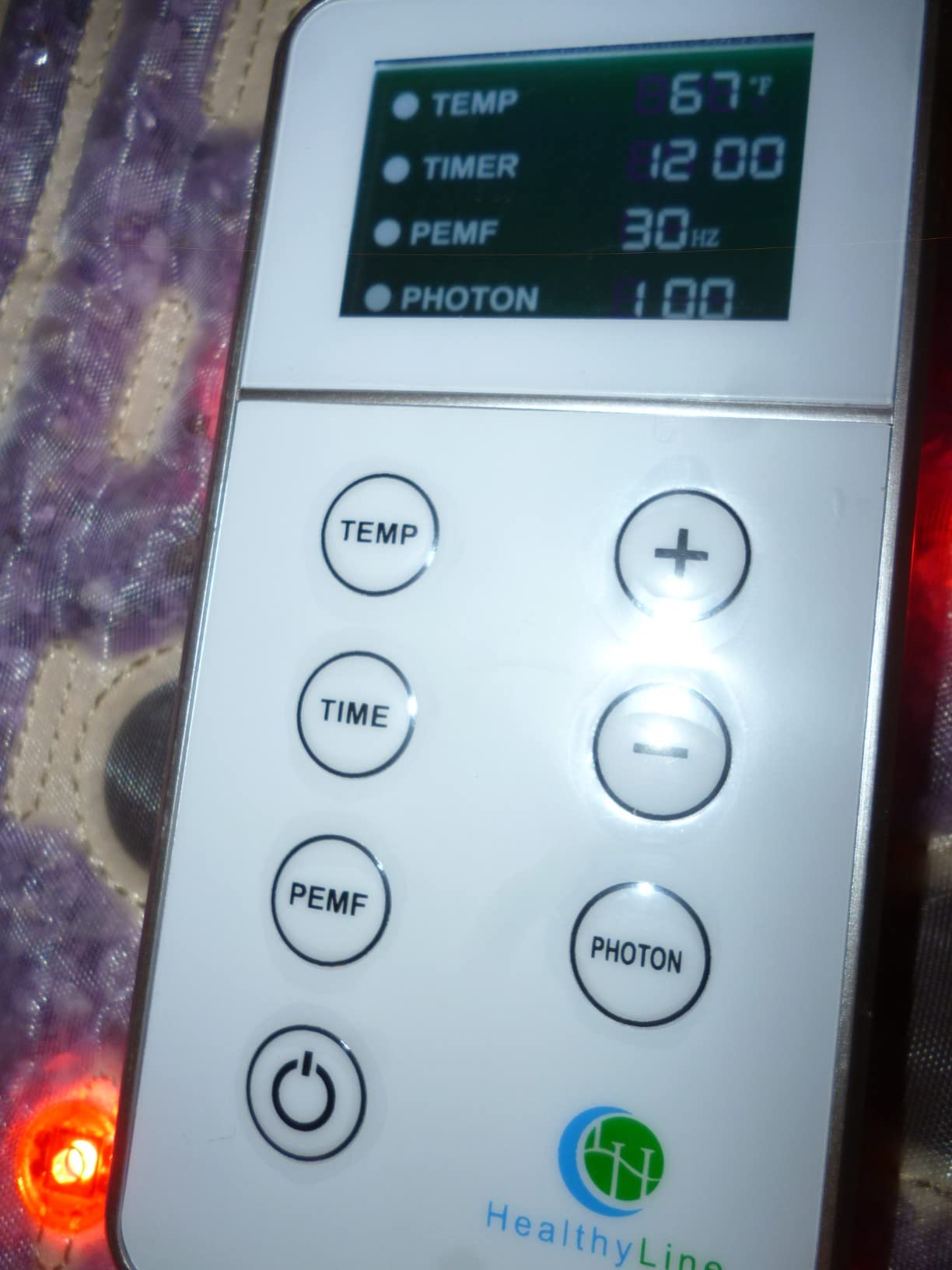 PEMF Advanced Far Infrared Heating Pad - Professional Biomat for Pain Relief and Healing - Pulsed Electromagnetic Field Therapy - Full Body Mat with Red Lights, Amethyst, Tourmaline and Jade - 60 x 24 customer photo 1