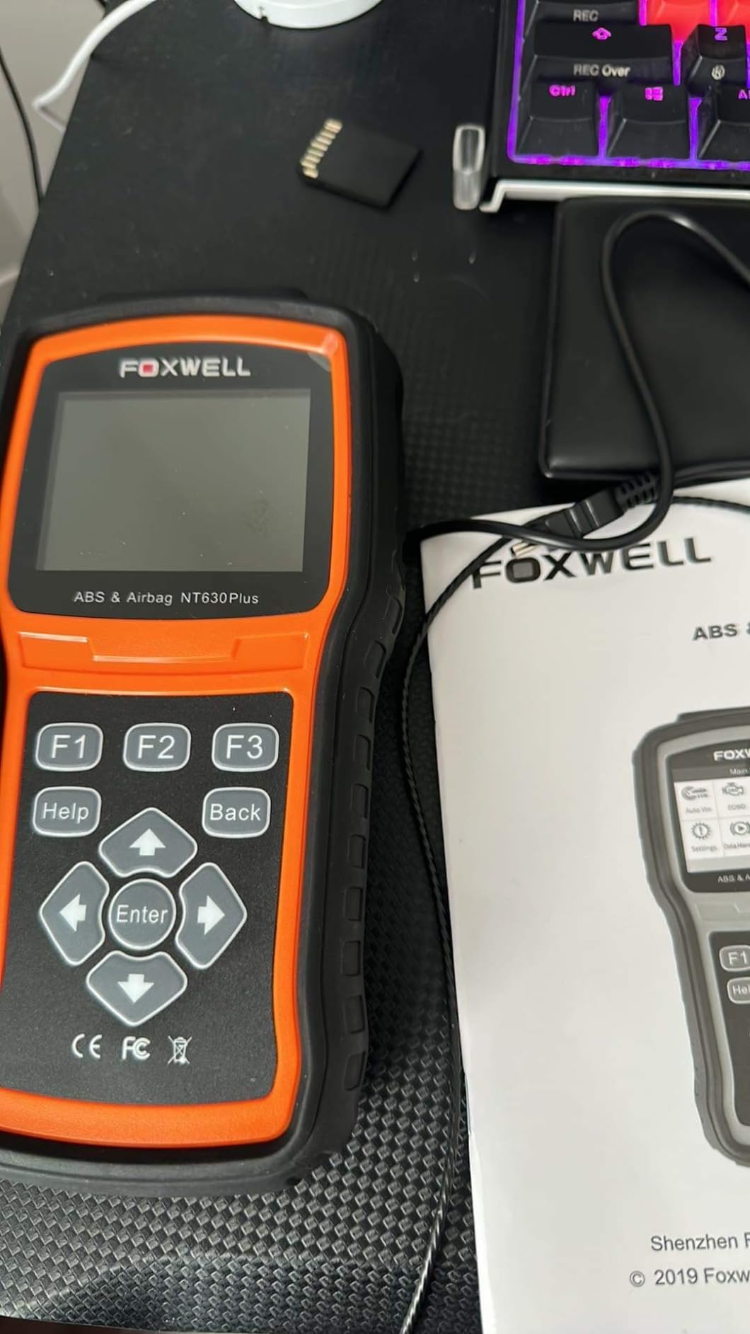 2026 FOXWELL NT630 Plus OBD2 Scanner with ABS and SRS, ABS Code Reader Auto Bleed Scan Tool Brake SRS Scanner, Car Scanner Diagnostic Tool Bidirectional Live Data with SAS Oil Check Engine Light Reset customer photo 2
