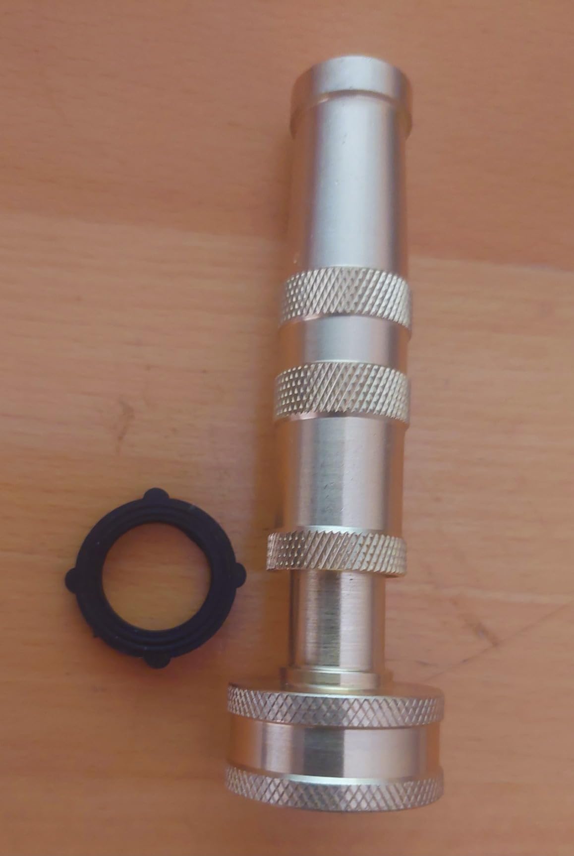 Twinkle Star Heavy-Duty Brass Adjustable Twist Hose Nozzle, 2 Pack, TWIS3432 customer photo 1