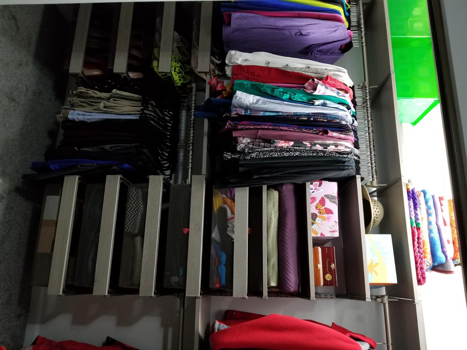 Closet Culture by Knape & Vogt 8 Ft. Steel Closet Organization System with 6 Driftwood Wood Shelves customer photo 1