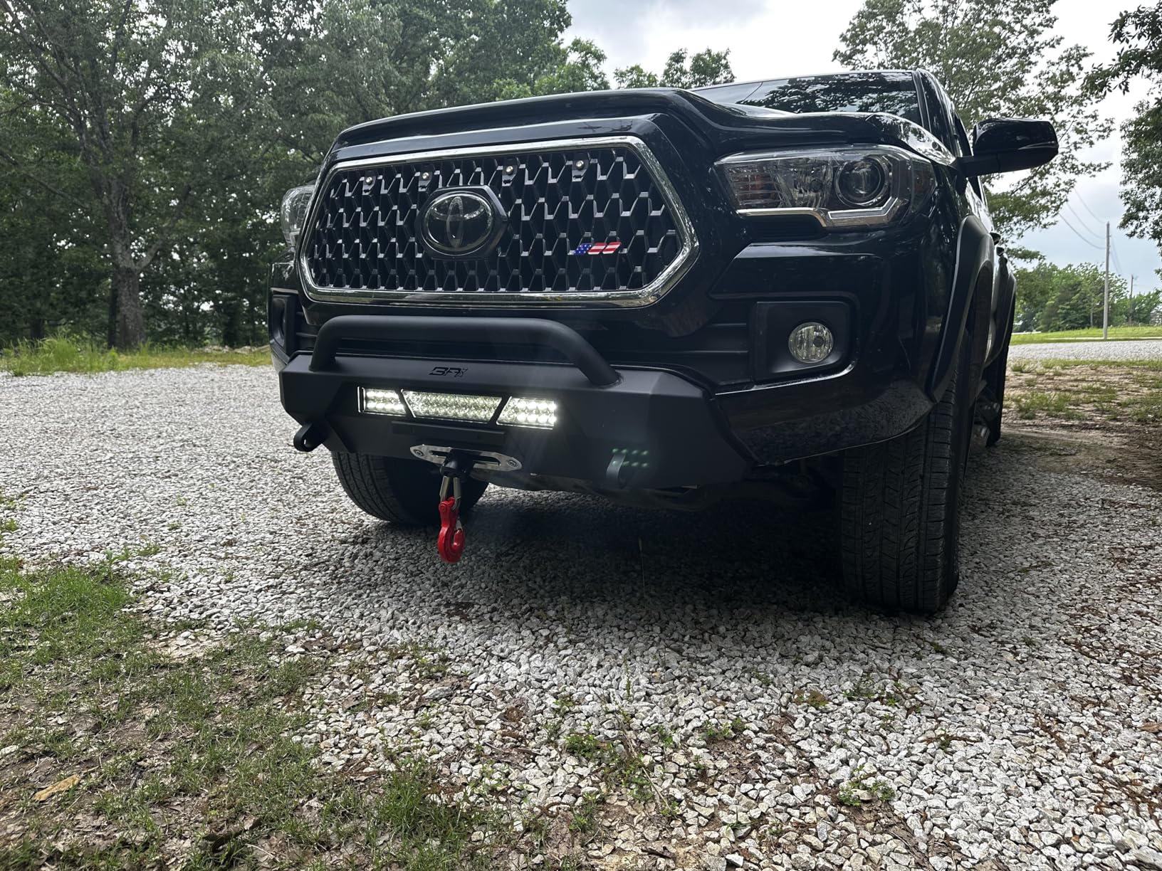 FieryRed Synthetic Winch Rope 3/8 Inch 85 FT 26500 lbs Winch Line Cable Rope with Protective Sleeve for 4WD Off Road Vehicle SUV customer photo 1