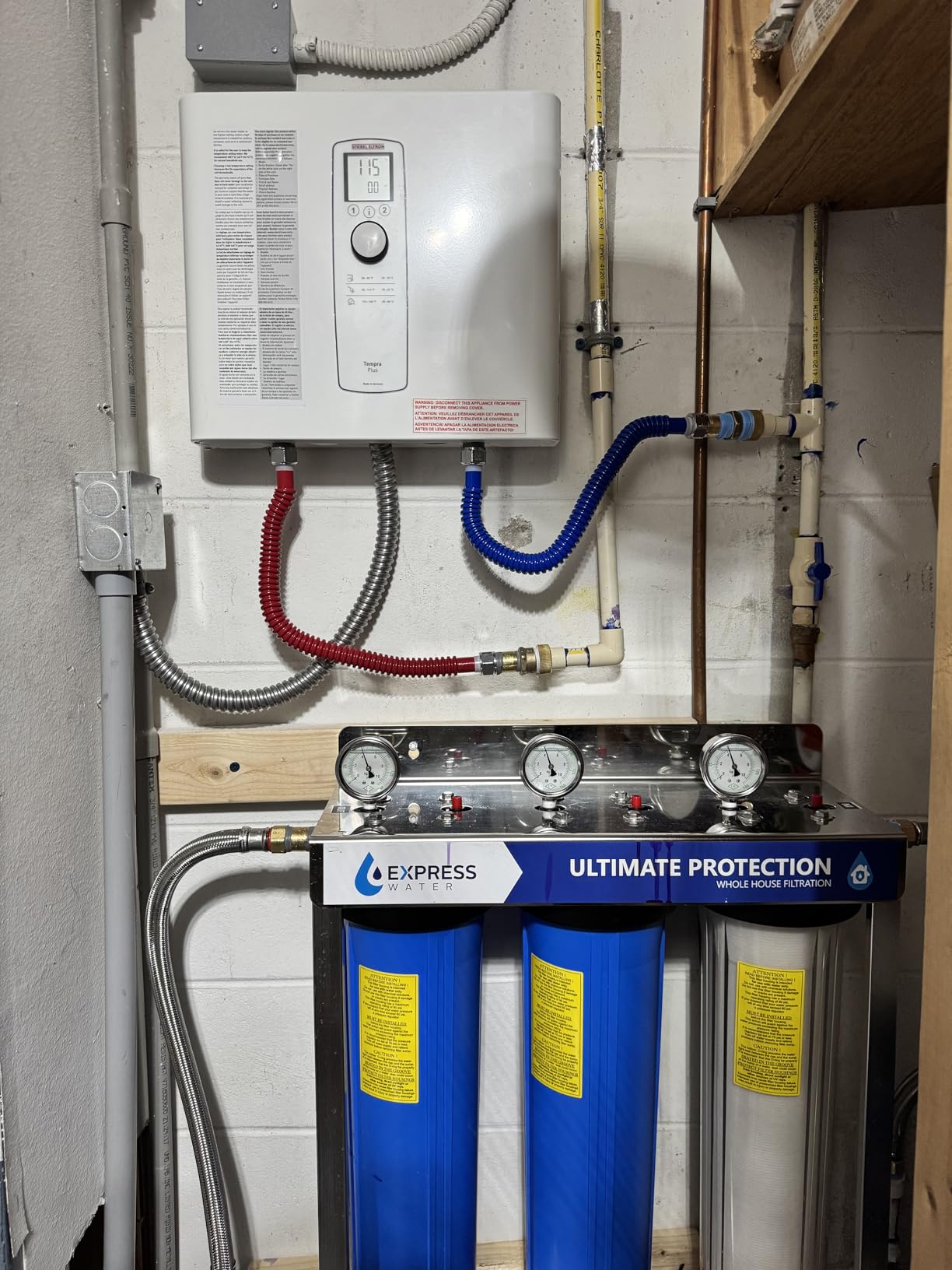 Stiebel Eltron Tankless Water Heater - Tempra 24 Plus - Electric, 24kW, On Demand Hot Water, Eco, Made in Germany customer photo 2
