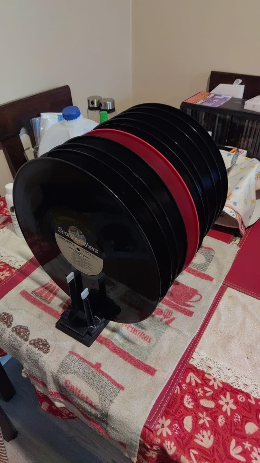 Big Fudge Vinyl Record Cleaning Kit for Vinyl Records - Includes Cleaning Machine & Vinyl Record Cleaning Care Solution - Microfiber Cloth & Rack for Record Player Accessories customer photo 2