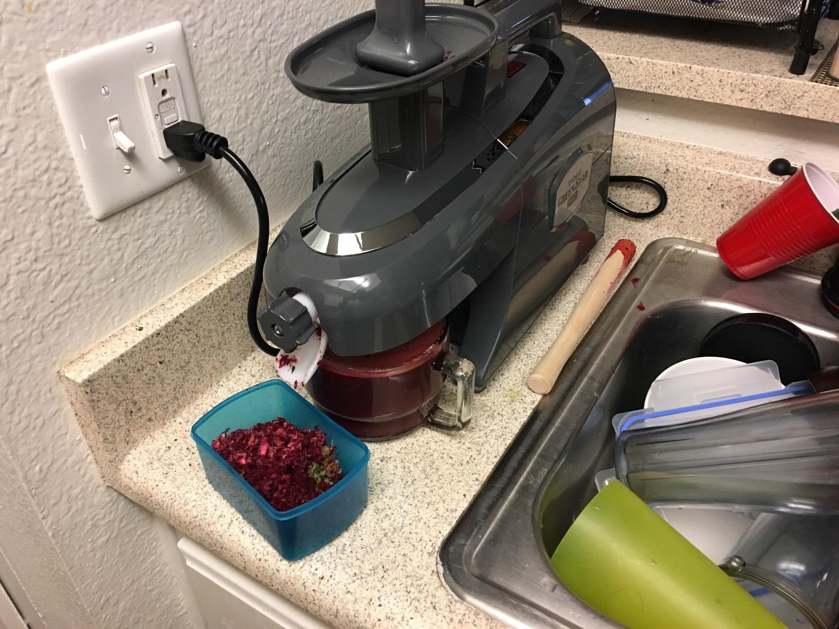 Tribest Greenstar GS-P501-B Pro Jumbo Slow Masticating Twin Gear Cold Press Juicer customer photo 2