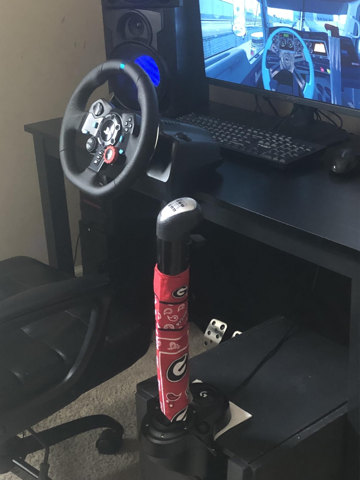 aikeec USB Gearshift Knob from a Man Truck ATS ETS for Logitech G29 G27 G25 G920 H Gearshift Shifter Knob for ATS ETS2 Games AI PC customer photo 1