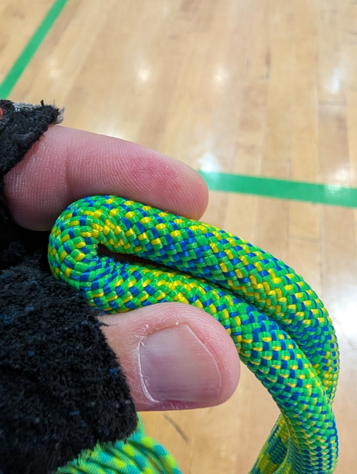 X XBEN 10.5 mm UIAA Dynamic Climbing Rope 45M(150FT), Safety Nylon Kernmantle Rope for Rock Climbing, Tree Climbing, Ice Climbing, Rappelling, Rescue customer photo 2
