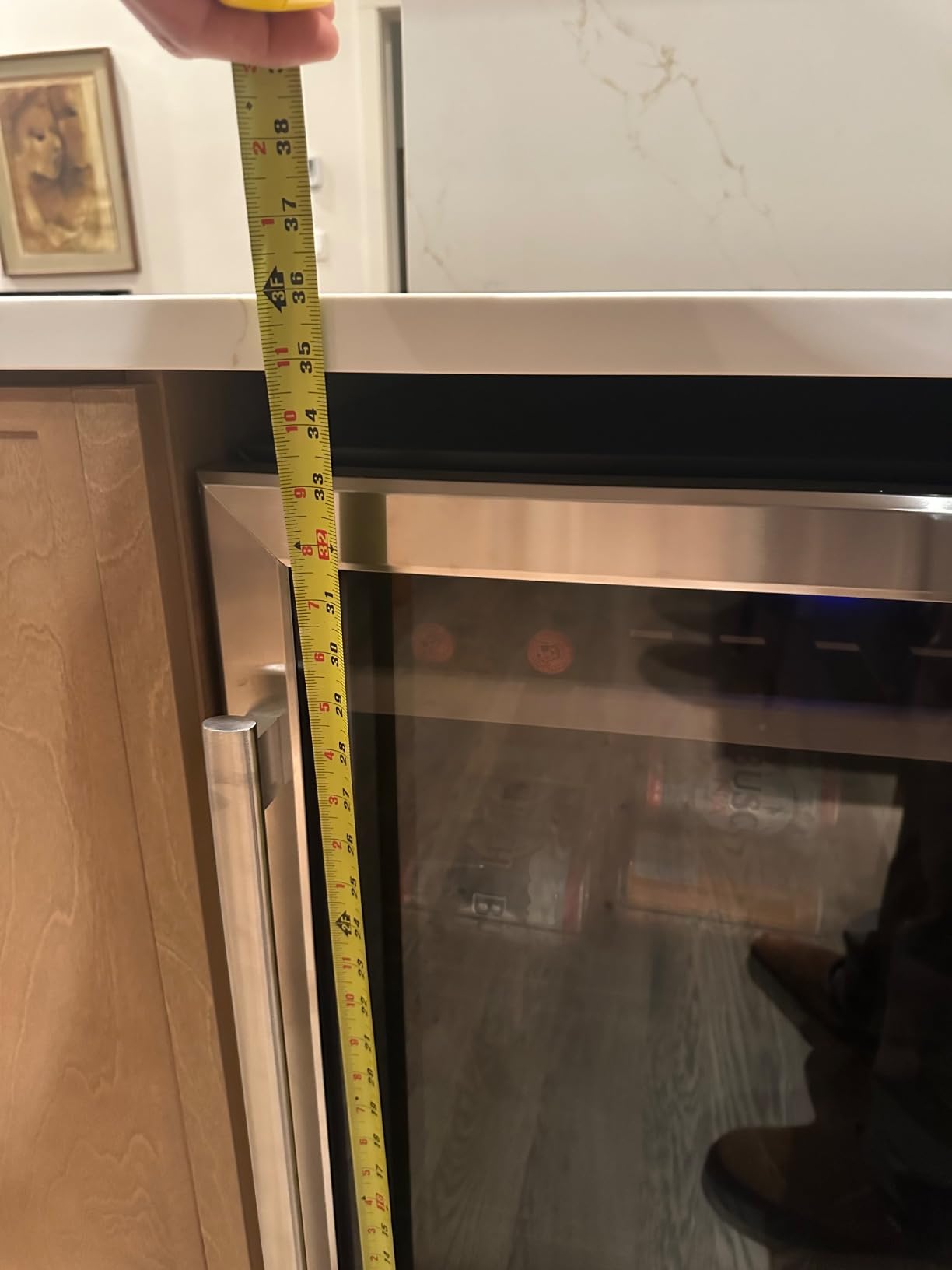 Kalamera 24 inch Stainless Steel Beverage Refrigerator, Under Counter Beverage Cooler for 154 Cans with 32-41F Temperature Range - Soda and Beer Refrigerator with Solid Stainless Door customer photo 2