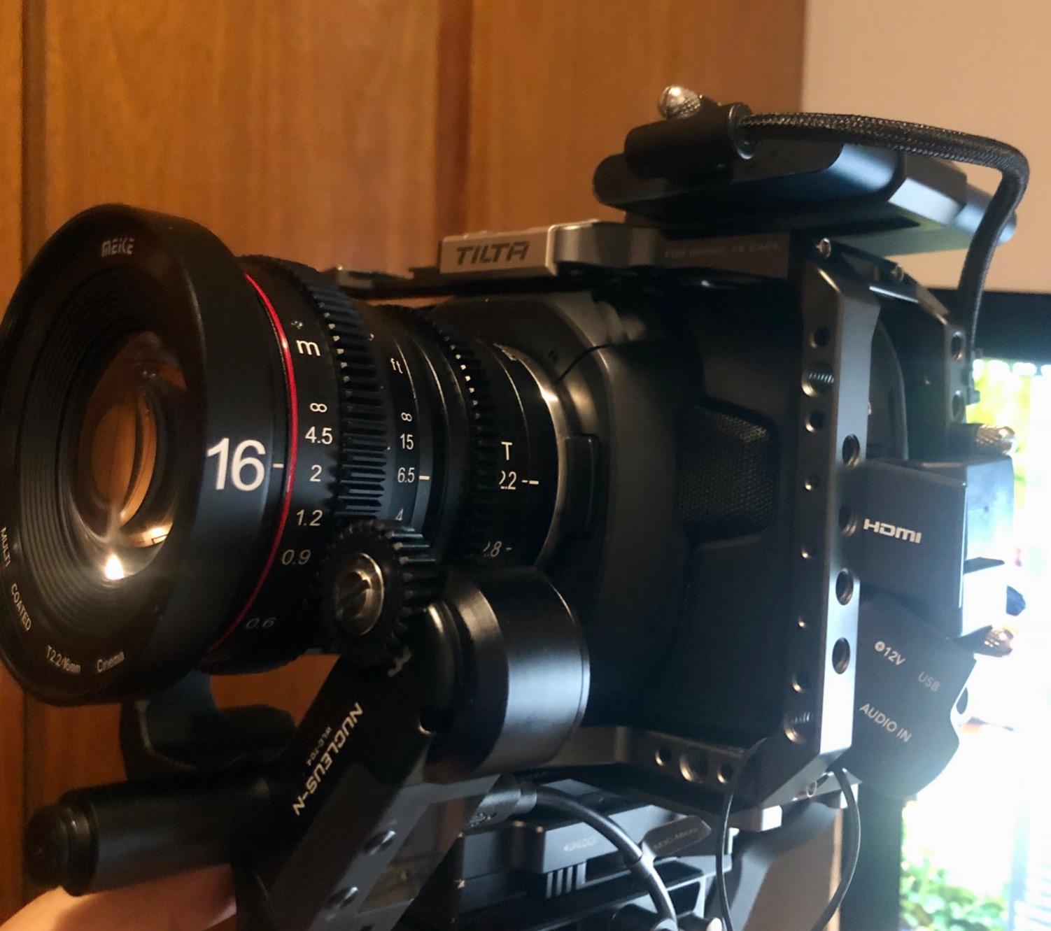 Meike 16mm T2.2 Manual Focus Wide Angle Fixed Prime Cinema Lens for M43 customer photo 1
