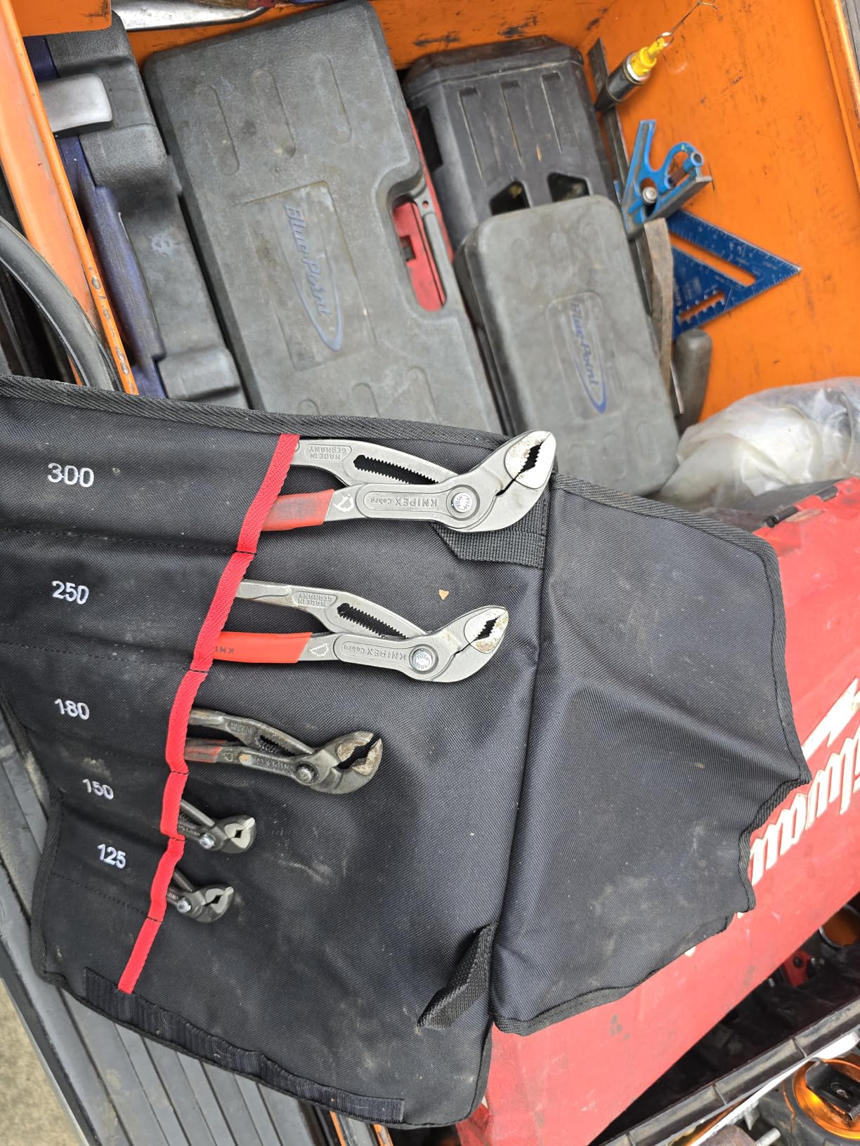 Knipex Tools 00 19 55 S5, Cobra Pliers, 5-Piece Set with Tool Pouch customer photo 2