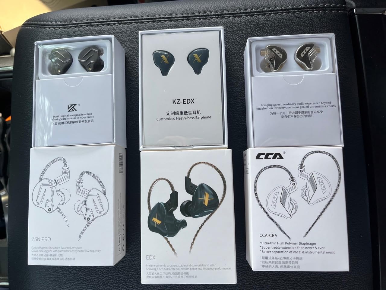 erjigo KZ ZSN Pro Dynamic Hybrid Dual Driver in Ear Earphones Detachable Tangle-Free Cable Musicians in-Ear Earbuds Headphones (Gray Without Mic) customer photo 2