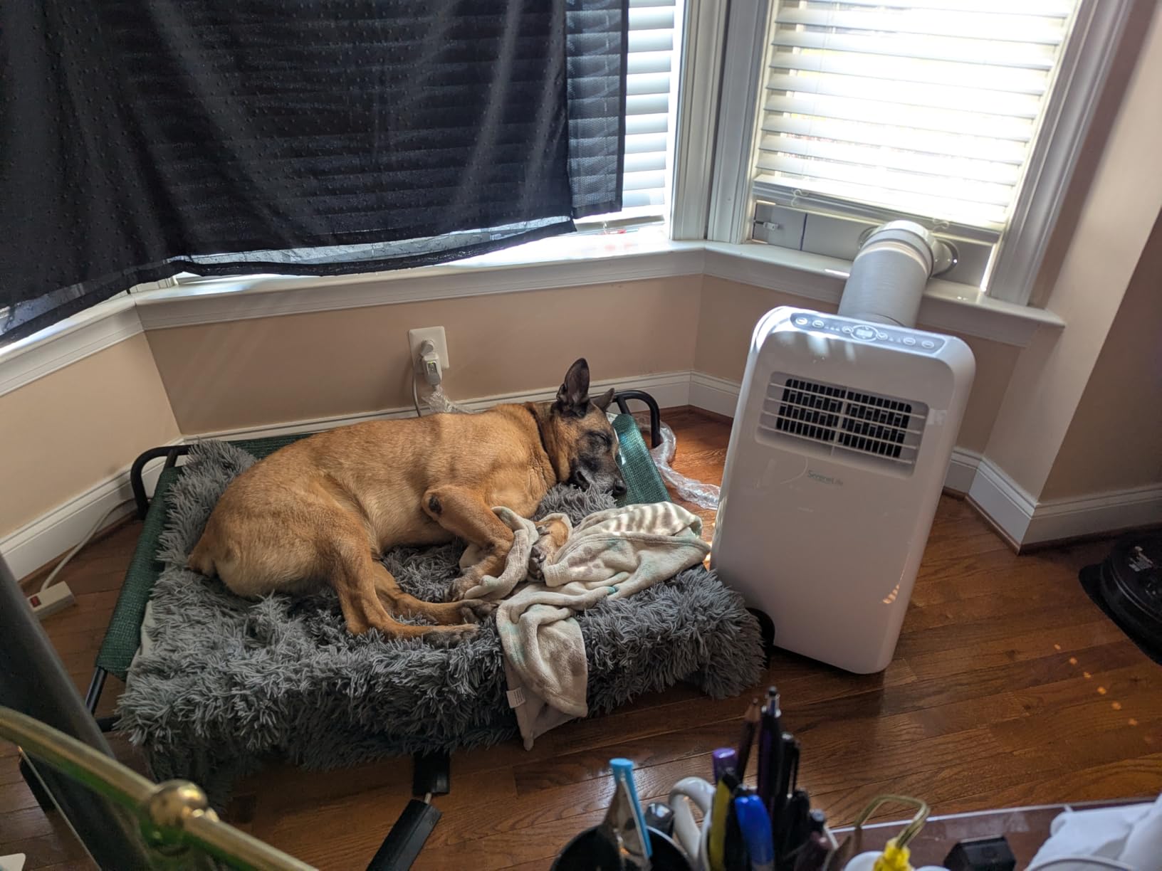 SereneLife Portable Air Conditioner with Heat & Built-in Dehumidifier 12,000 BTU, Portable Heater & AC for Rooms up to 550 Sq Ft - Remote Control & Window Mount Exhaust Kit Included customer photo 1