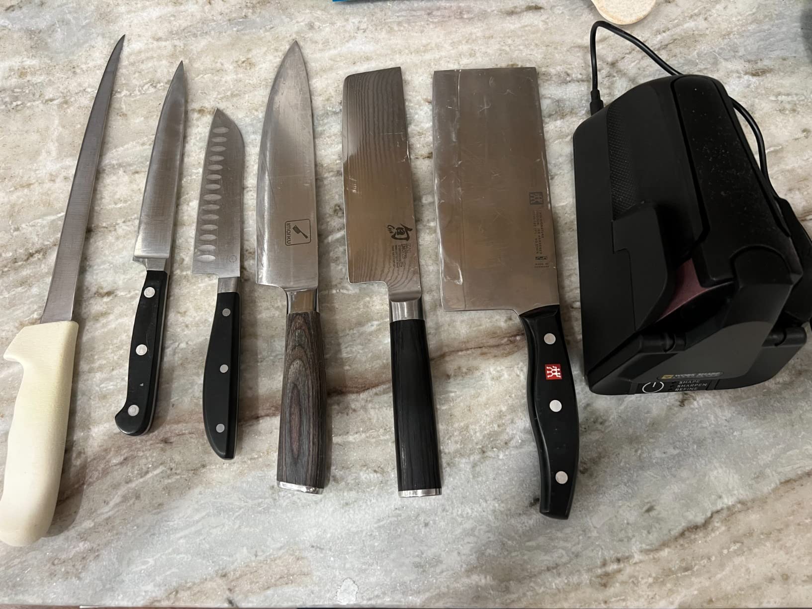 Professional Electric Culinary E5 Kitchen Knife Sharpener customer photo 2