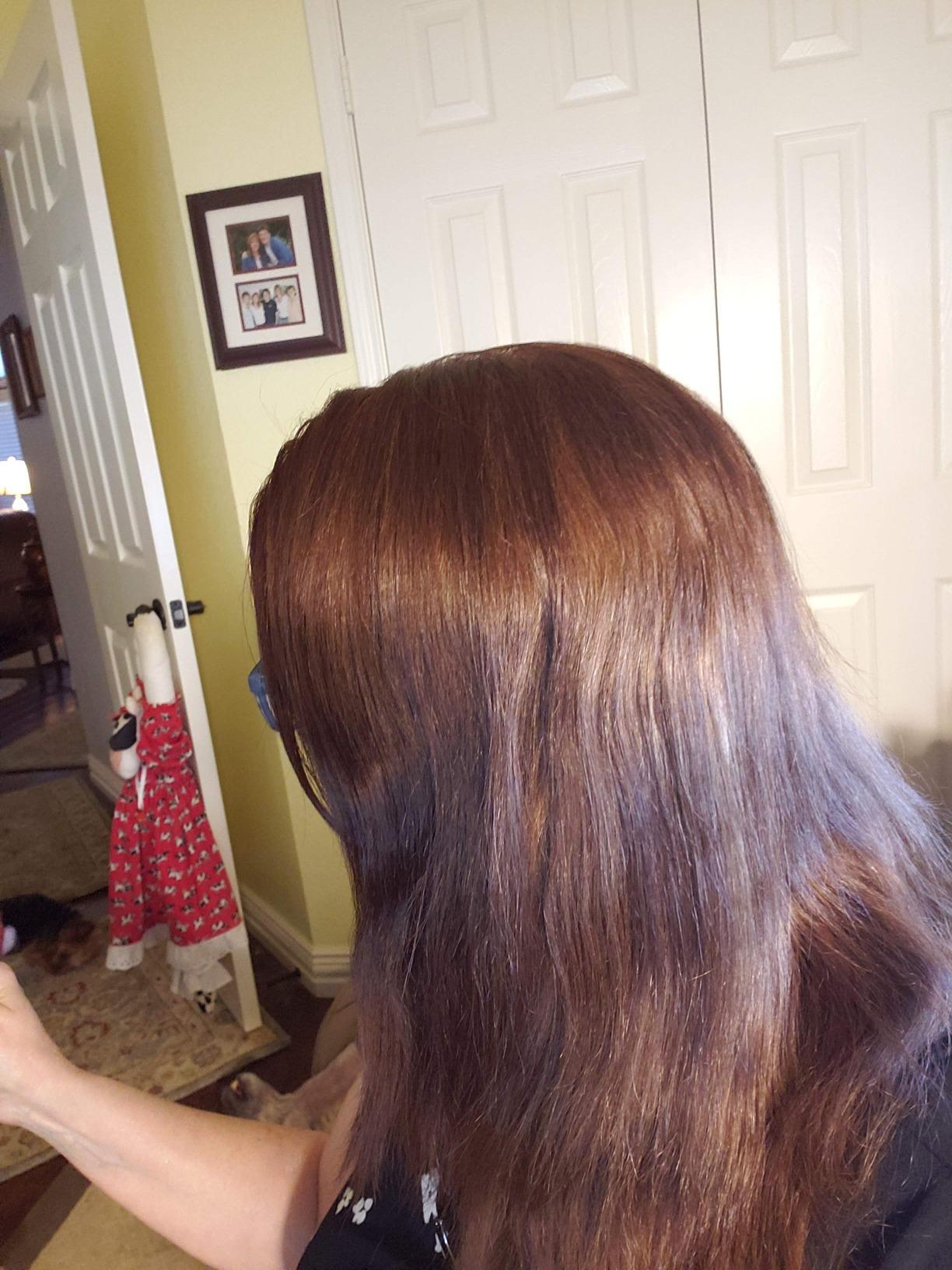 Deep Conditioning Microwavable Heat Cap for Steaming Hair Styling and Treatment, Haircare Therapy (Purple) customer photo 2
