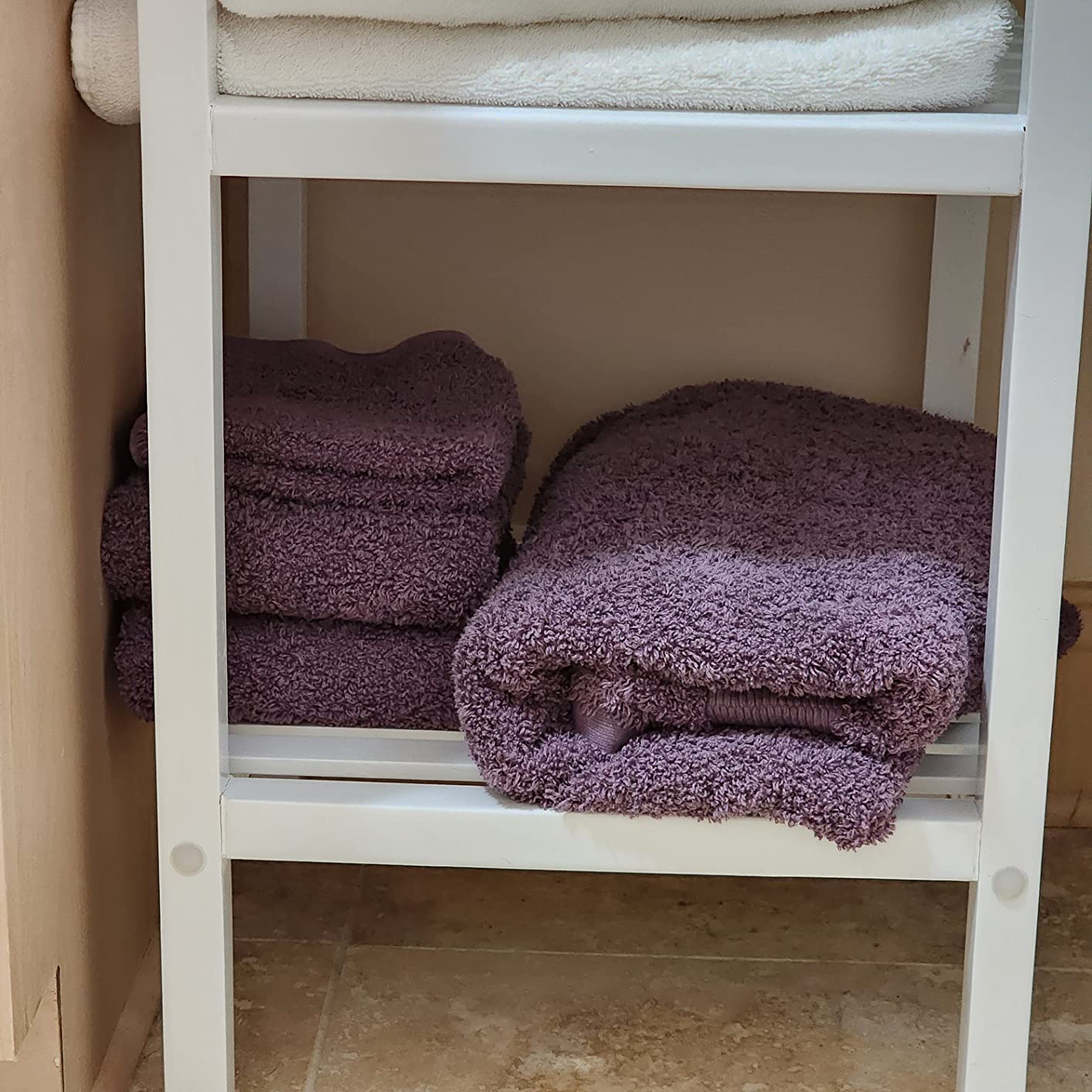 Madison Park Signature Luce 100% Egyptian Cotton Luxurious Bath Towel Set, Silky Soft, Highly Absorbent, Premium Spa Quality, Multi-Sizes, Sand 6 Piece customer photo 2