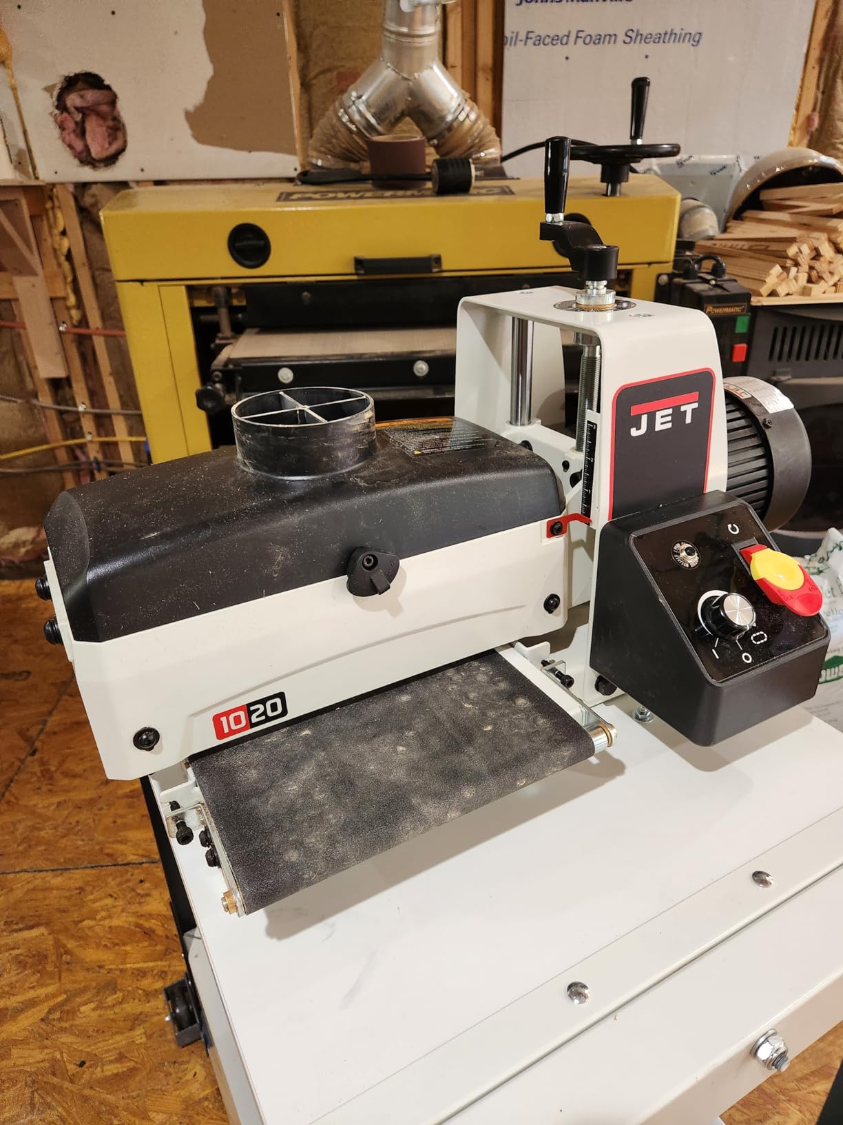 JET 10-Inch Benchtop Drum Sander, 1 HP, 115V 1Ph (Model JWDS-1020) customer photo 2