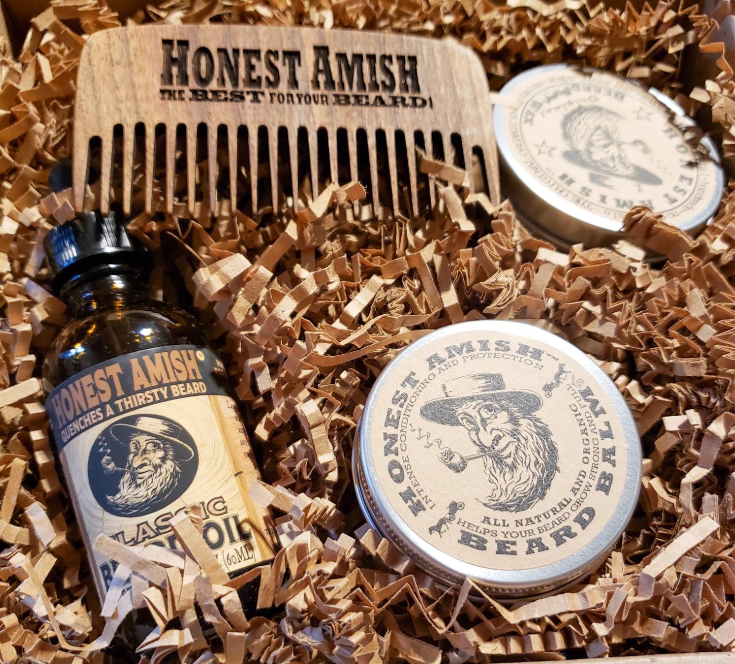 Honest Amish Beard Kit Gift Box customer photo 2