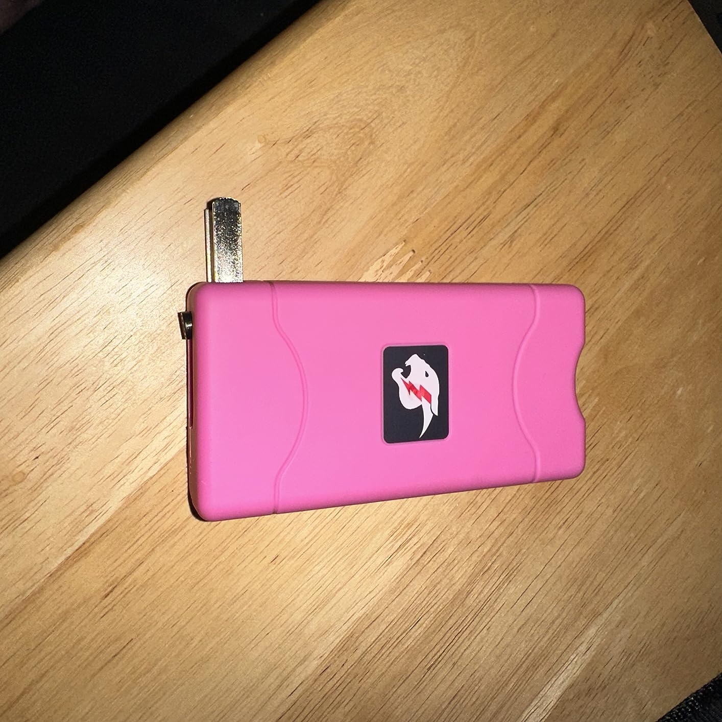 FIGHTSENSE Super Heavy Duty 35 Billion Mini Stun Gun for Self Defense with Bright LED Flashlight, Rechargeable Battery, Nylon Holsters customer photo 2