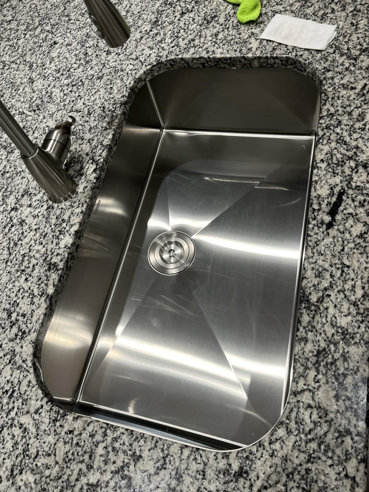 Kichae 28 Kitchen Sink Undermount Stainless Steel - 28x18 Inch Undermount Sink Ledge Workstation Stainless Steel Single Bowl Under Counter Kitchen Sinks Handmade Basin customer photo 1