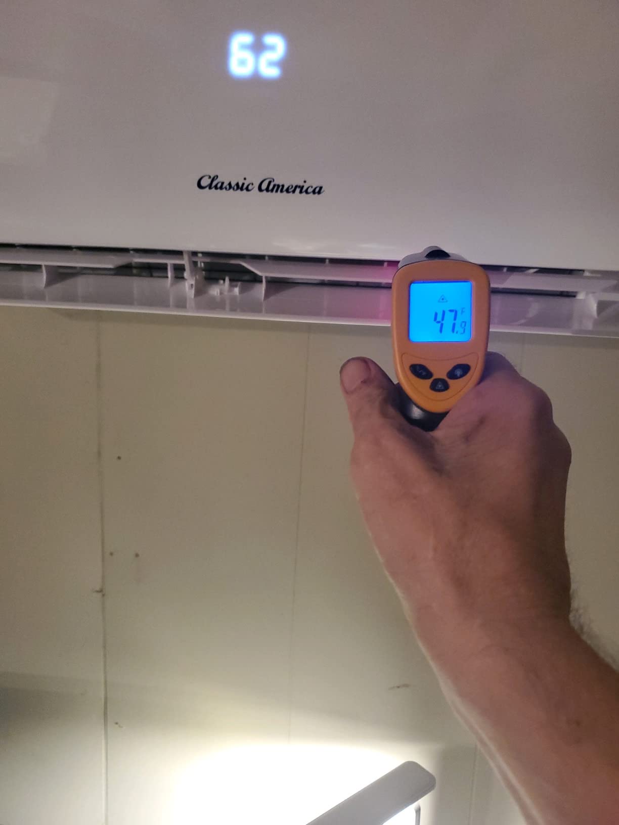 Vtronix Classic America 12000 BTU Smart Mini Split AC/Heat Pump, 19 SEER2 Inverter Ductless Wall Mount, 110/120V, Quiet 29dB, WiFi/Alexa, Pre-Charged, 16ft Line Set Kit, Up to 550 Sq Ft customer photo 1