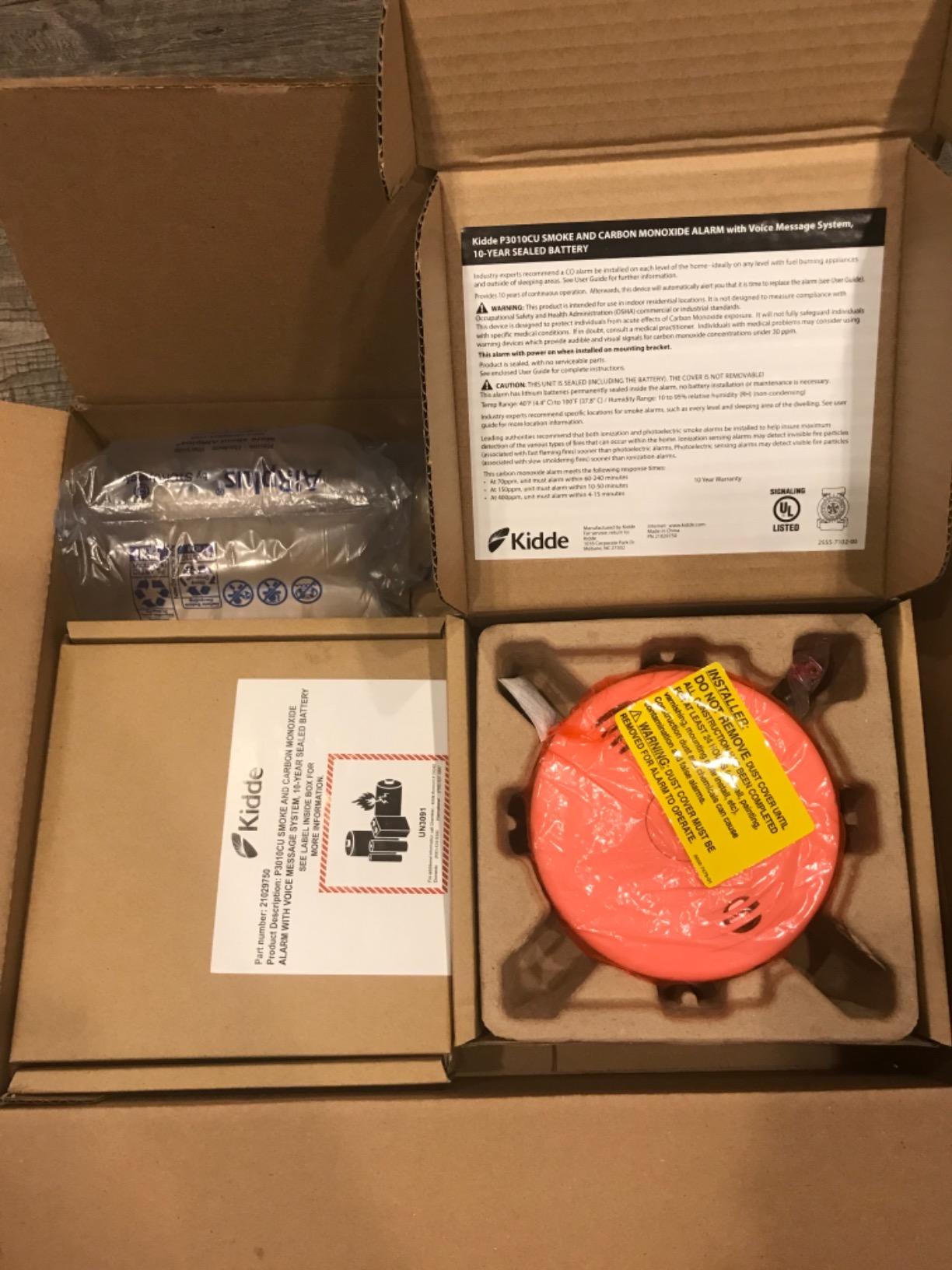 Kidde Smoke & Carbon Monoxide Detector, 10-Year Battery, Voice Alerts, 1 Count customer photo 2