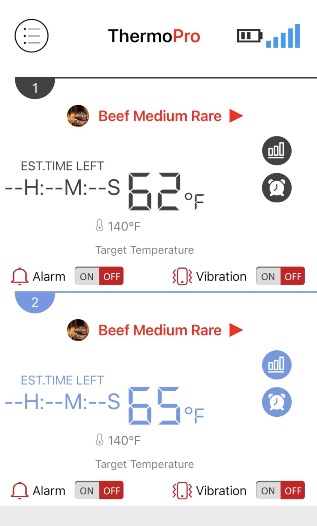 ThermoPro 650 ft Wireless Meat Thermometer Digital for Grilling and Smoking, 2 Probes Bluetooth Meat Thermometer for Cooking Turkey Fish Beef, Rechargeable Smoker Accessories for BBQ Oven customer photo 2