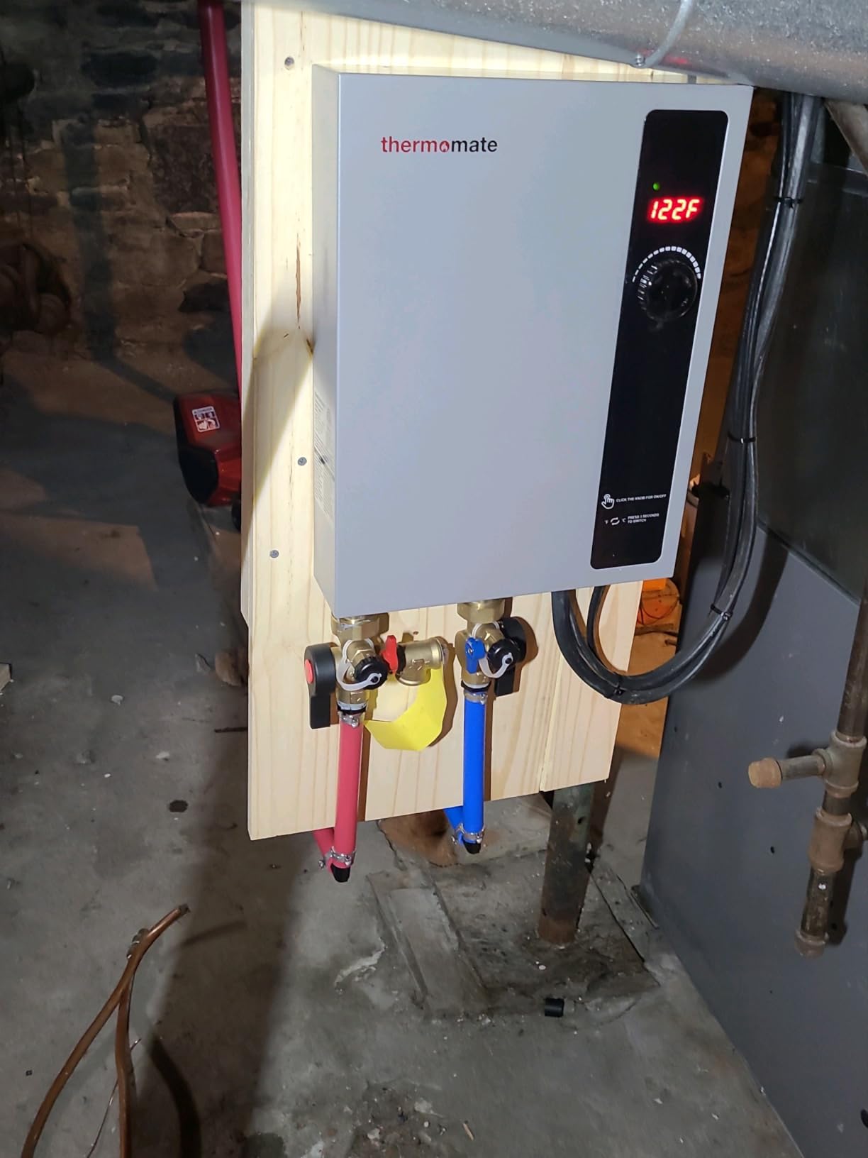 Tankless Water Heater Electric 27kW at 240 Volt, ThermoMate On Demand Instant Hot Water Heater Up to 6.4GMP, Self-Modulating Energy Saving for Residential Indoor Shower customer photo 2