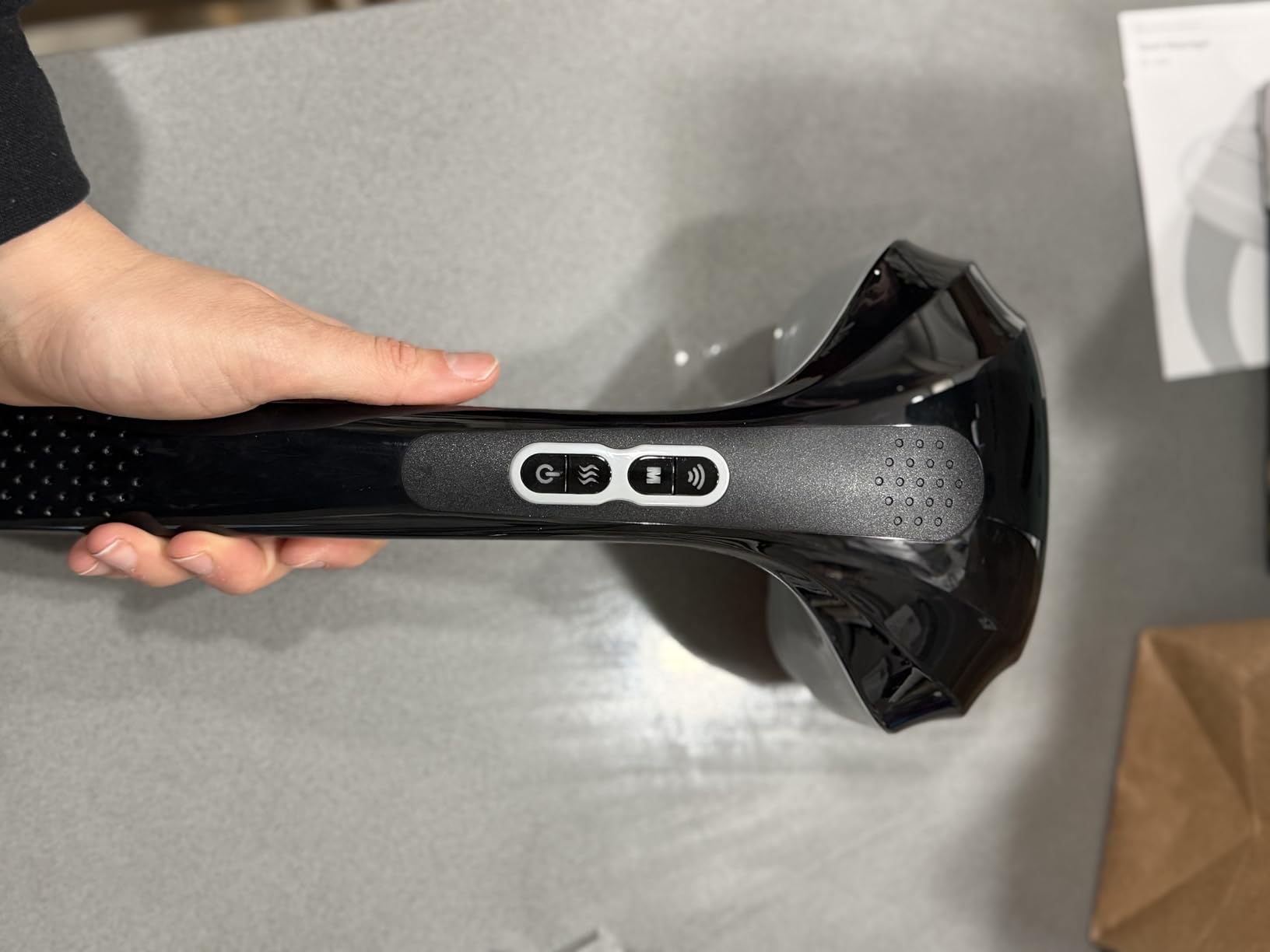 Snailax Cordless Handheld Back Massager with Heat Deep Tissue Percussion customer photo 2