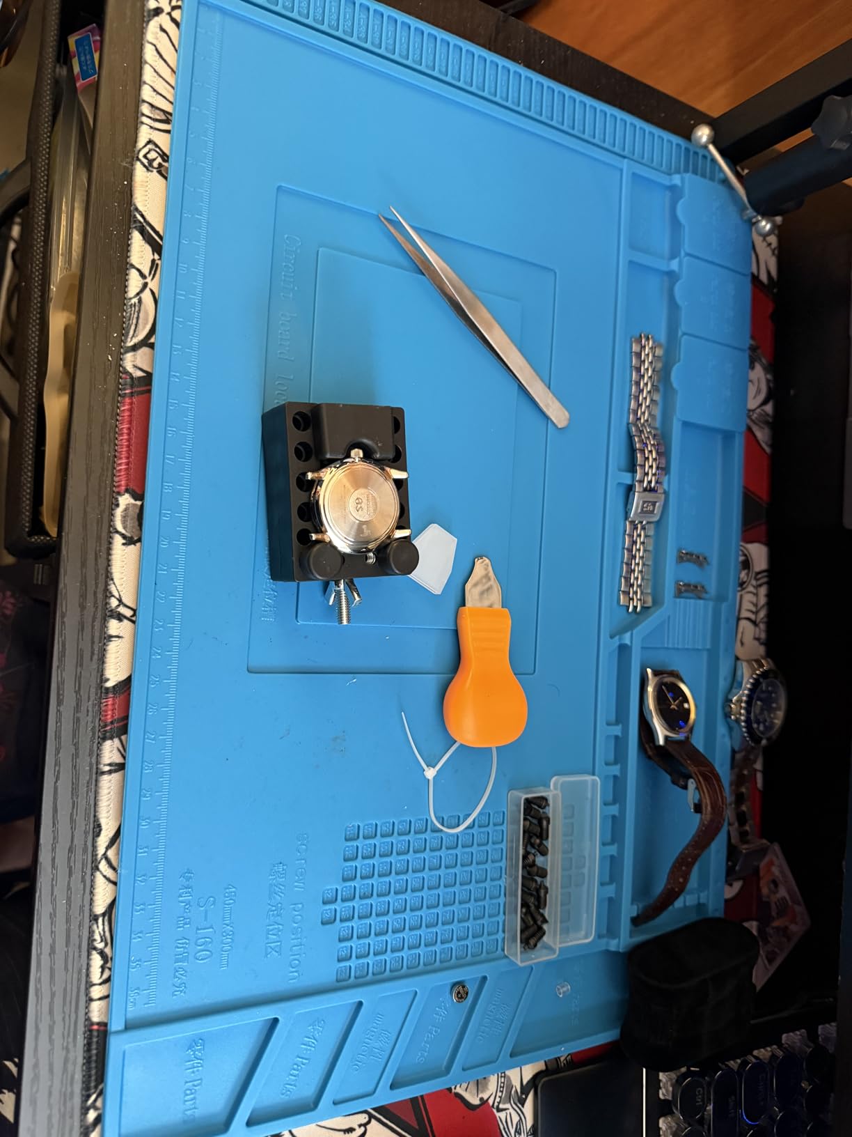 Eventronic Watch Repair Tool Kit + Watch Press Tool 154PCS, Professional Watch Link Removal Kit, Watch Battery Replacement Tool Kit, Watch Band Tool, Spring Bar Tool Set, Watch Kit customer photo 2