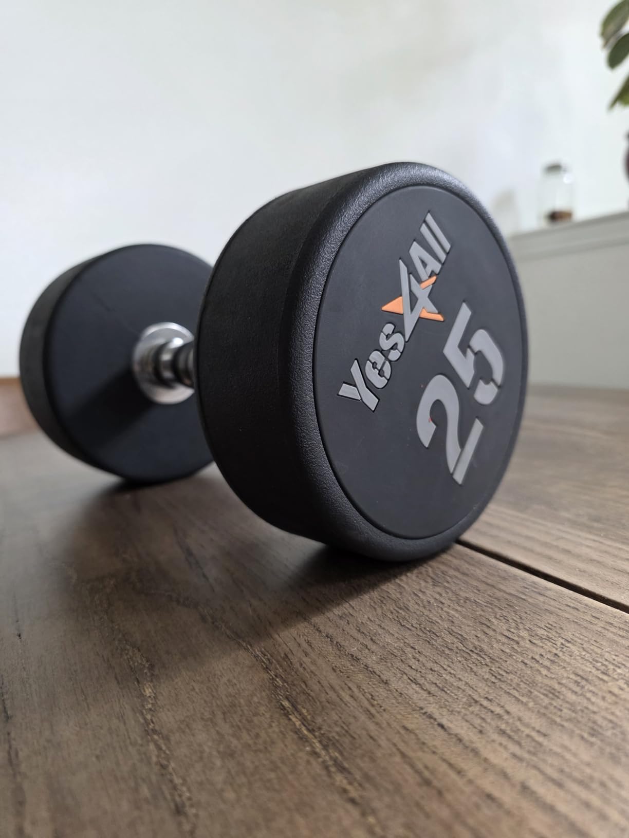Yes4All Urethane Dumbbell with Anti-Slip Knurled Handle 5-50 LB for Muscle Building - Sold Individually customer photo 1
