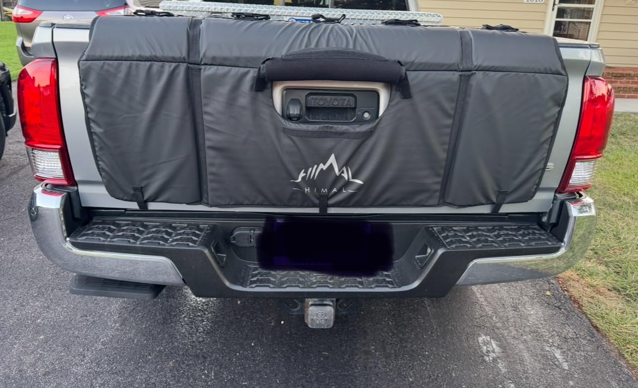 Himal Outdoors Tailgate Pad for Mountain Bike, Tailgate Protection Pad with Tool Pockets, Fits Most Truck Carries Up to 5 Bikes customer photo 2