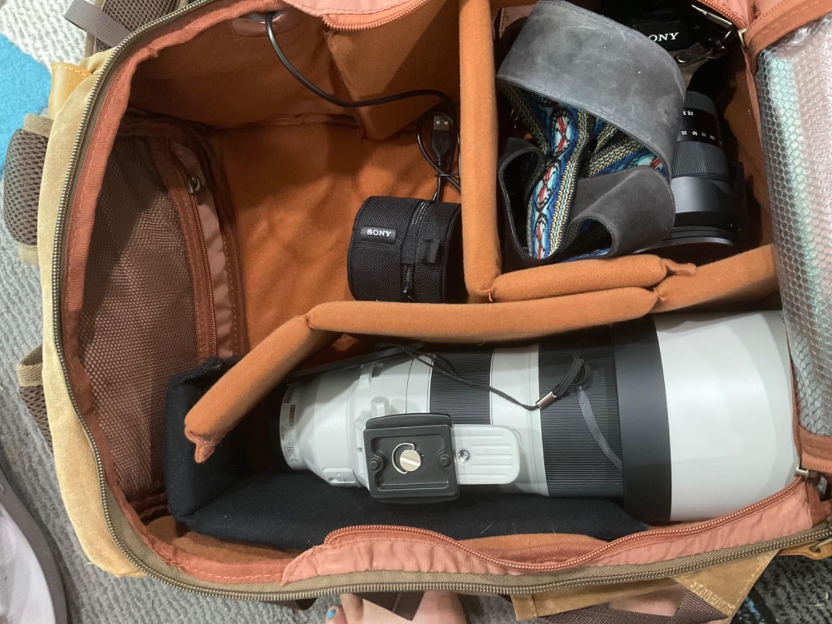 JAEP Camera Backpack - Weather Resistant 16 Ounces Waxed Memory Canvas - DSLR SLR Backpacks with 15.6