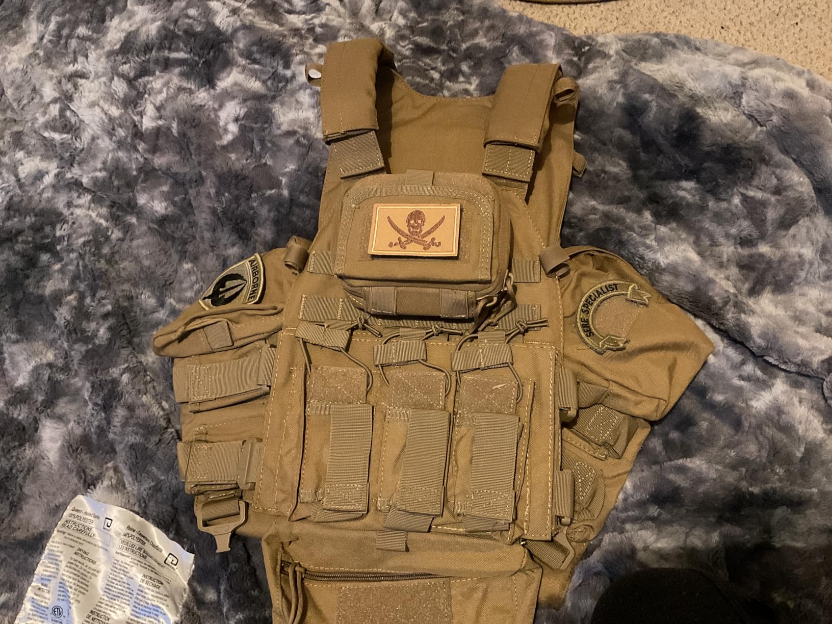 vAv YAKEDA Tactical Airsoft Paintball EVA Vest Inner Liner Foam 10 in x 12 in Black 2 PCS Pad Plates customer photo 1