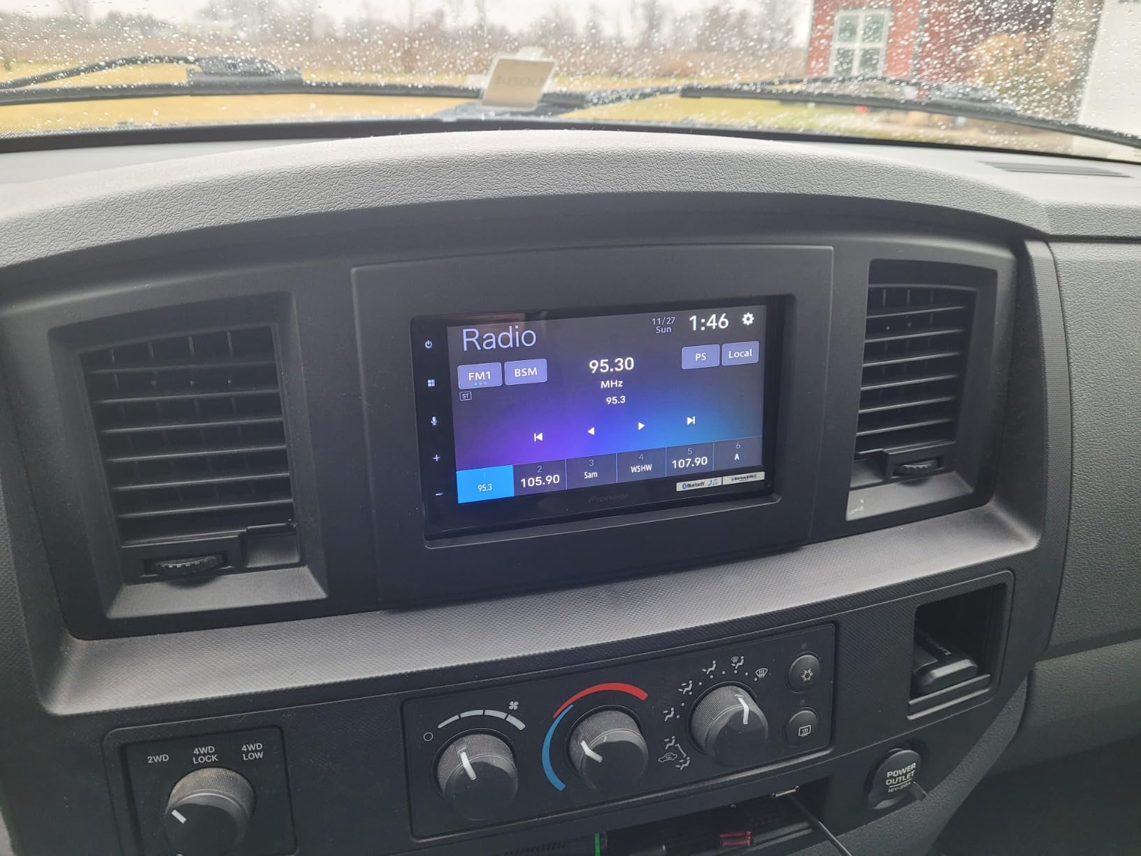 Pioneer DMH-1770NEX Double-DIN Digital Multimedia Receiver, Wired Apple CarPlay and Android Auto, 6.8