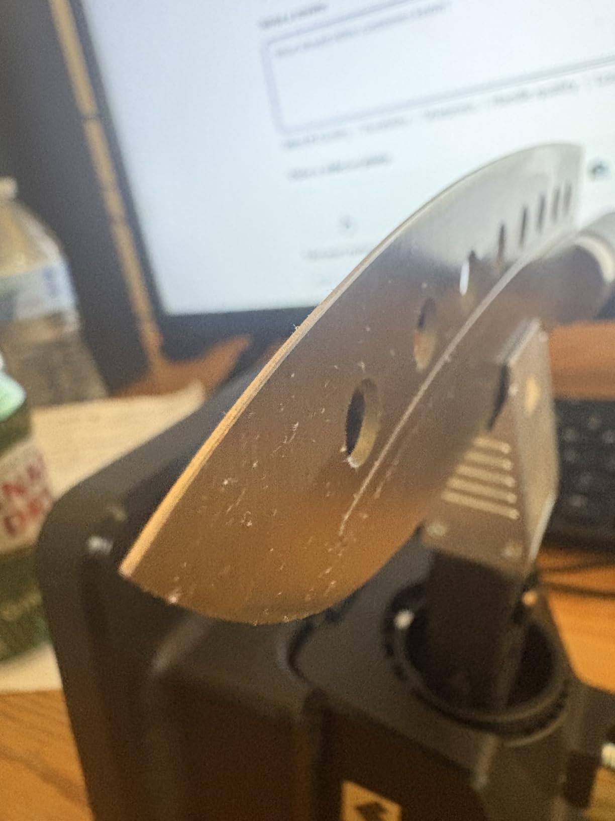 Precision Adjust Elite Knife Sharpener - Fixed Angle Sharpening System for Kitchen & Pocket Knives - Professional Guided Knife Sharpening Tool customer photo 1