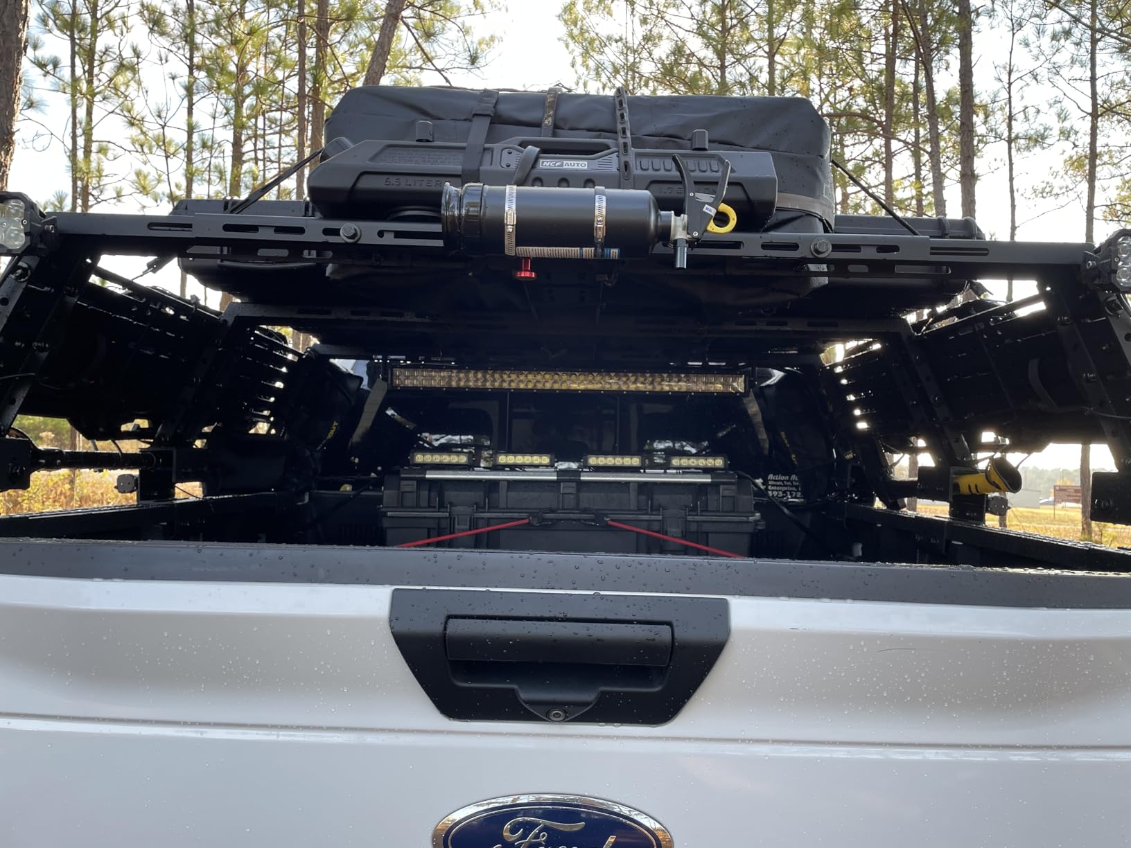 Auxbeam 50 Inch LED Light Bar 288W, 5D Lens Waterproof Off Road Driving Lights, 28800 Lumens Double Row Spot Flood Combo Fog Light Work Light with Wiring Harness for Pickup Trucks SUV ATV UTV Boat customer photo 2