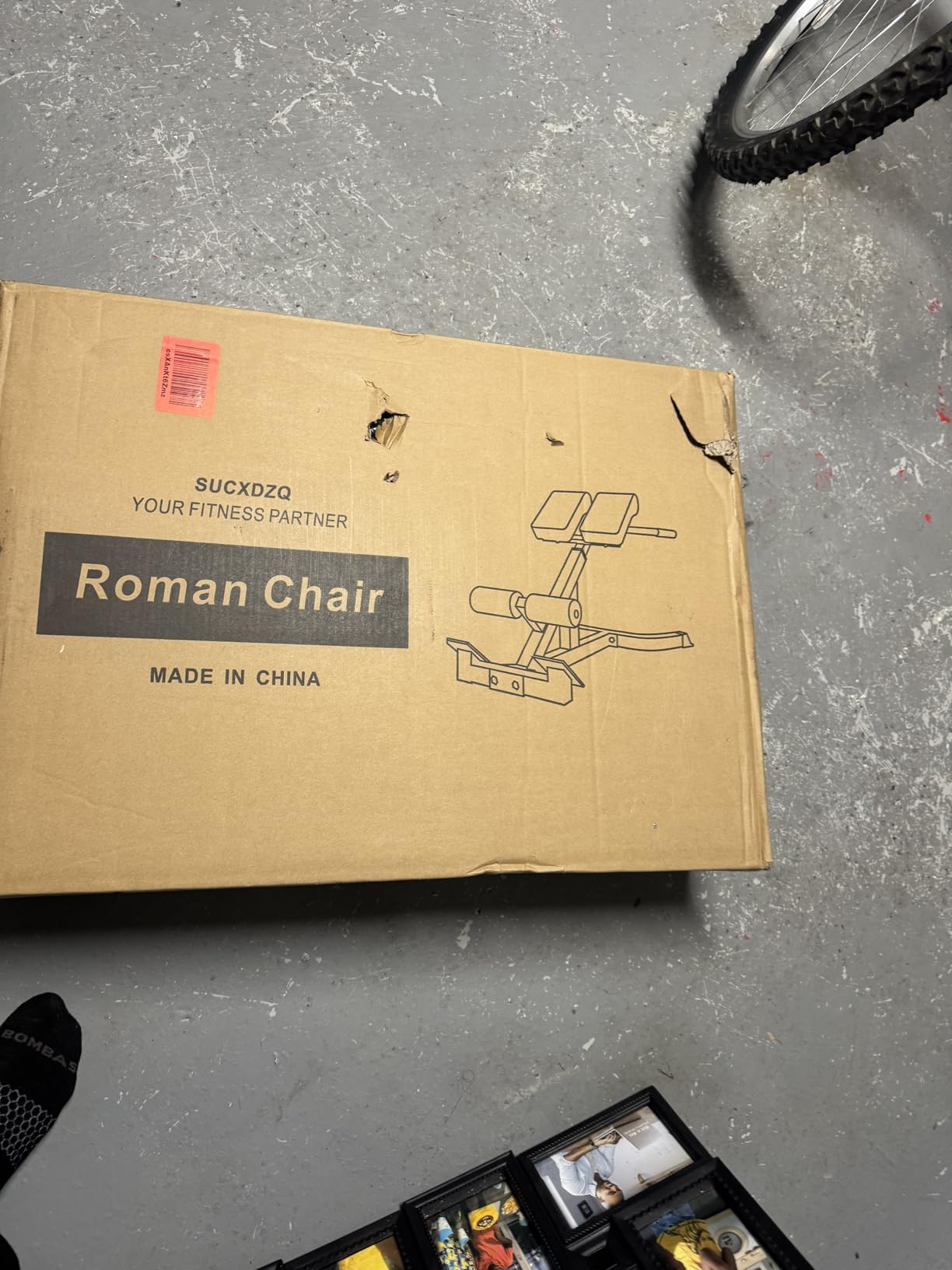 Roman Chair Back Extender - Angle & Height Dual Adjustable Hyperextension Bench for Home Gym - Adjustable Back Exercise Machine Fitness Equipment customer photo 2