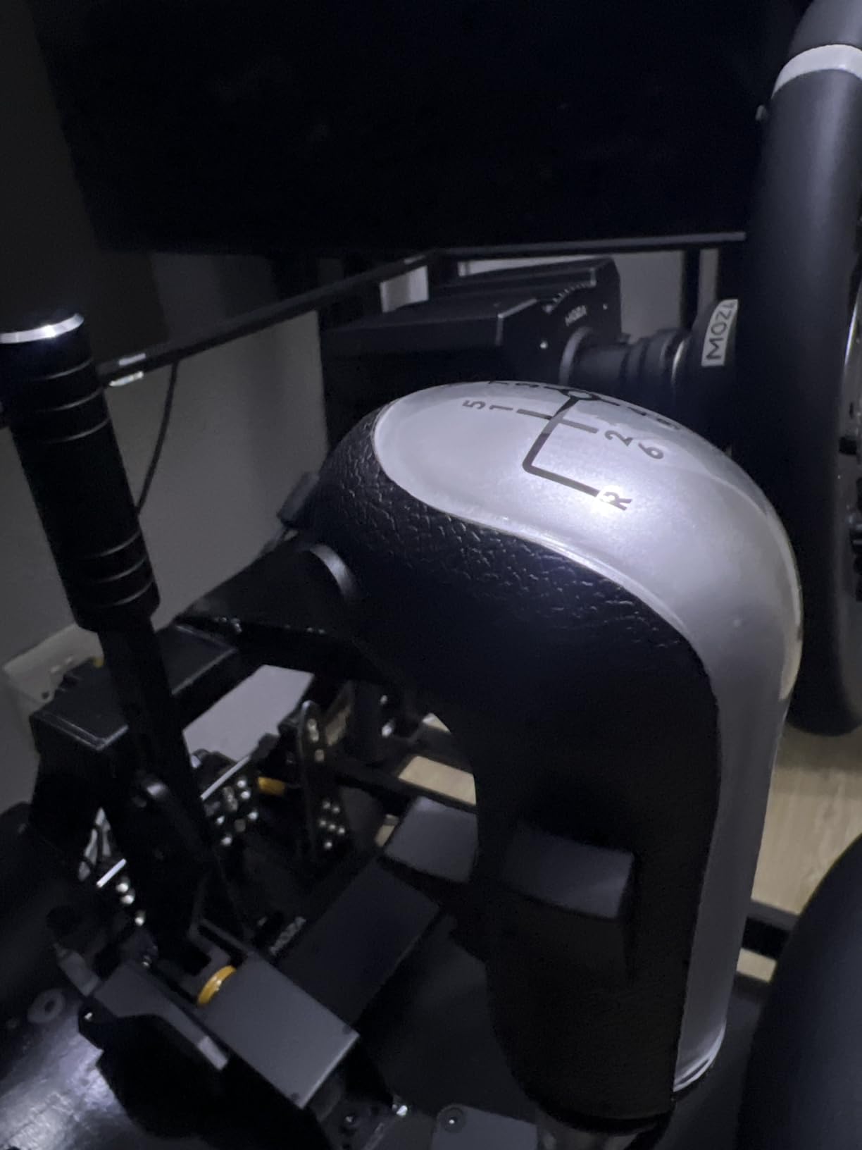 USB Gearshift Knob Support G29 G920 G27 for Simracing Game Sim Rig ETS2&ATS Games Euro Truck Simulator Shifter (Blck-Gear Shift Shifter Knob) customer photo 2