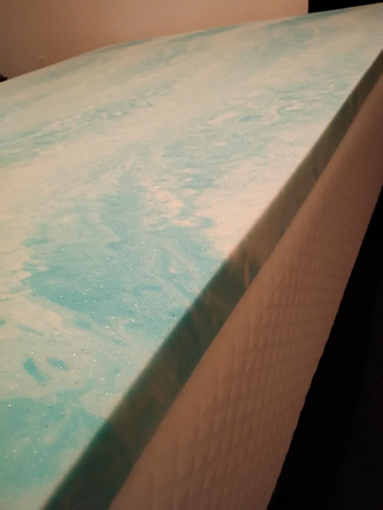 EGO Topper 3 Inch Queen Memory Foam Mattress Topper, Gel Foam Mattress Topper for Pressure Relief, Ventilated Design Bed Topper in a Box, CertiPUR-US Certified, 60
