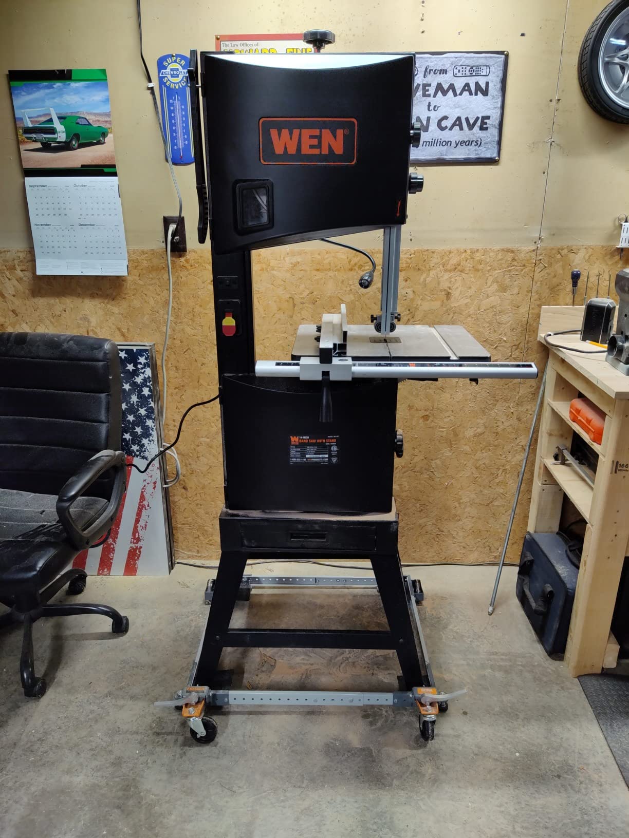 WEN (BA1487) Band Saw with Stand, Two-Speed, 14-Inch customer photo 1